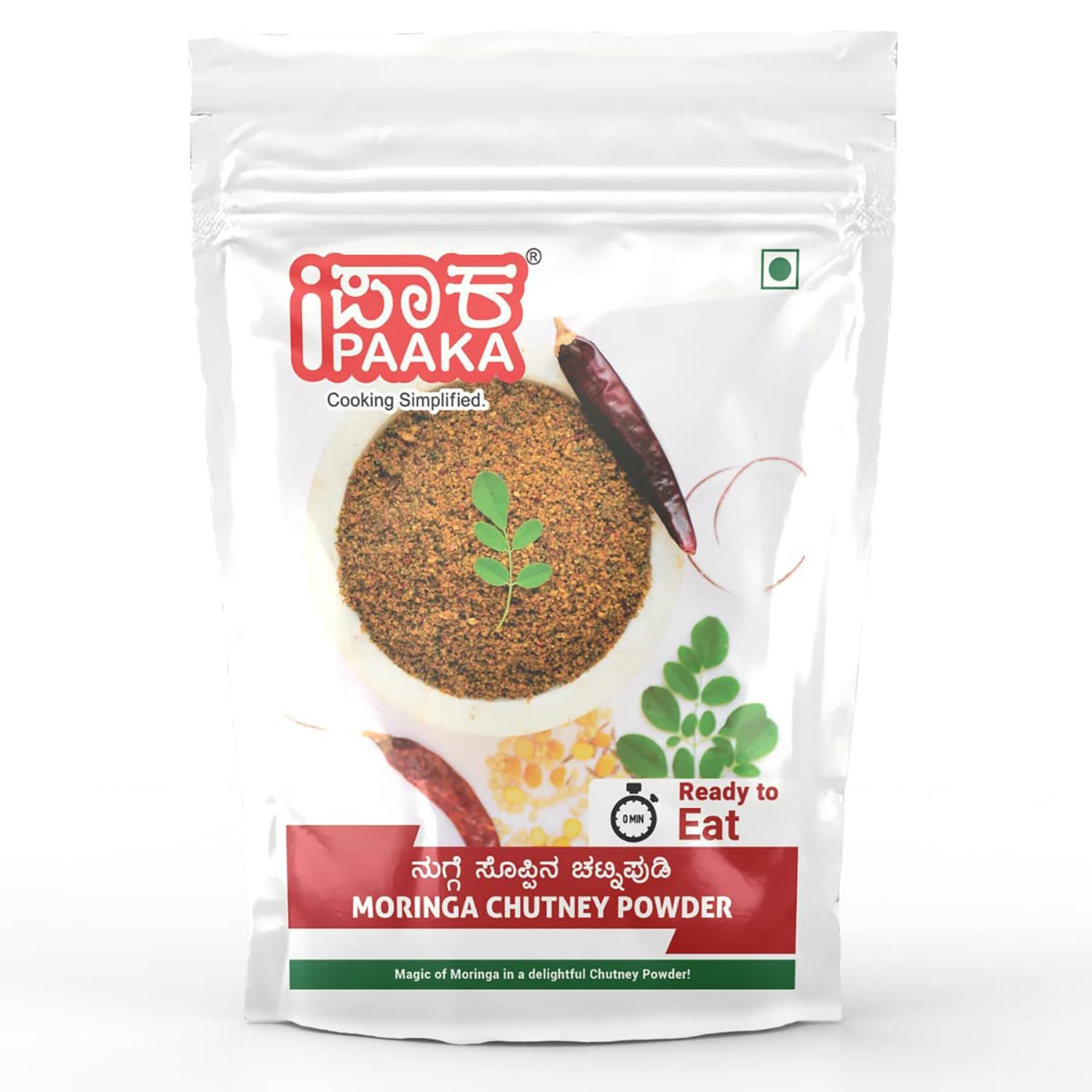 iPaaka Moringa Chutney Powder, 100g, Freshly Ground, Ready To Eat, Superfood, Magic Sprinkle, Chemical Free, Healthy, Just Like Homemade (B09TXHPJR6) Amazon Price History, Amazon Price Tracker