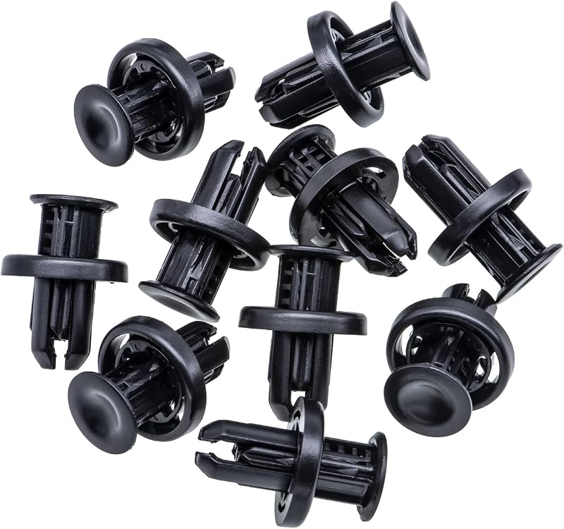 Clips de acabamento e para-choque Rexka 91505-TM8-003 para Honda e Acura – Kit com 10 unidades