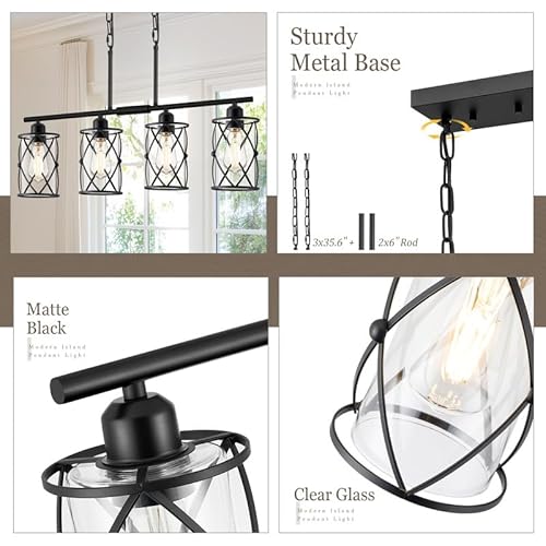 Osimir CH9176 4-Light Kitchen Island Lighting thumb #1