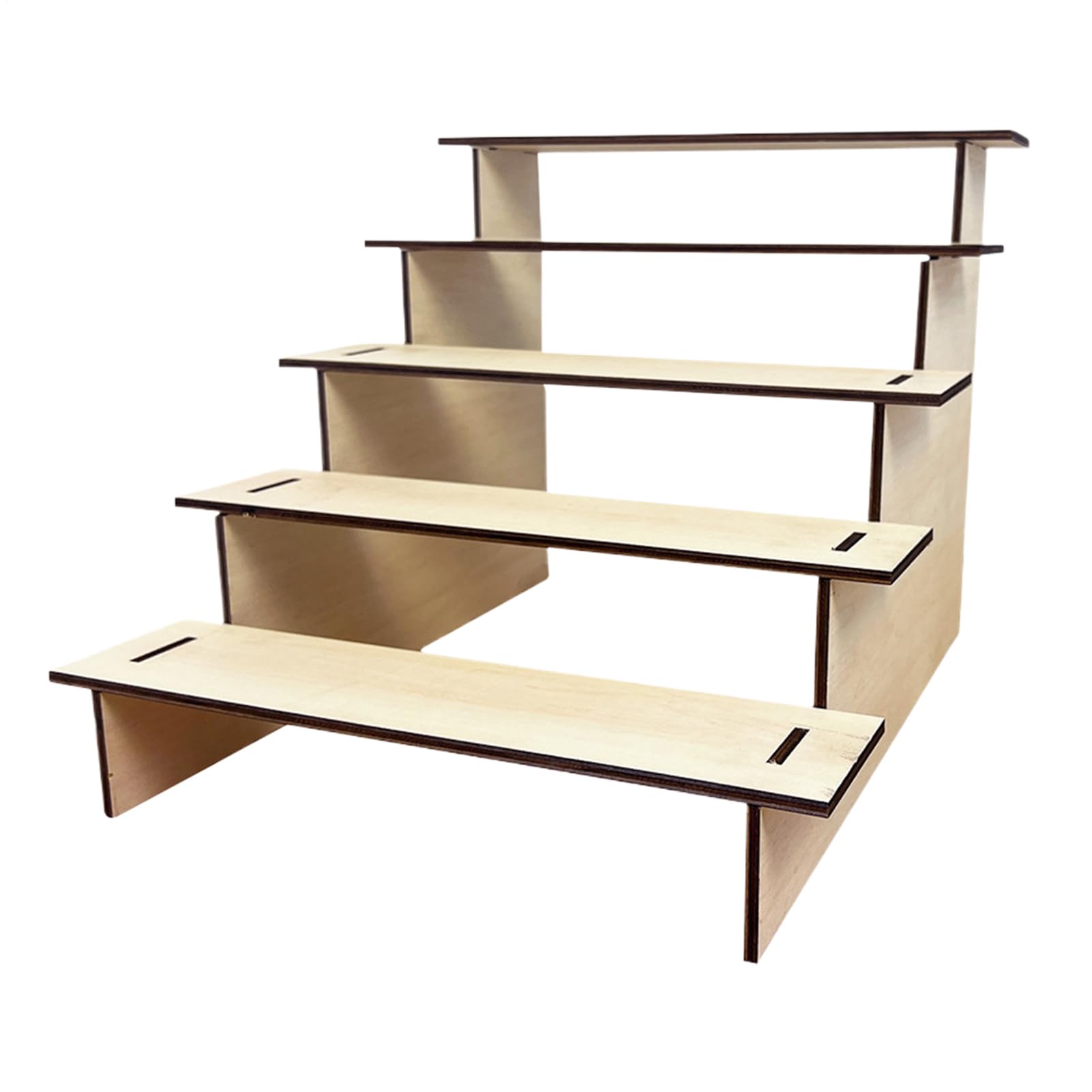 Étagère de collection en bois pour une décoration de la maison chaleureuse