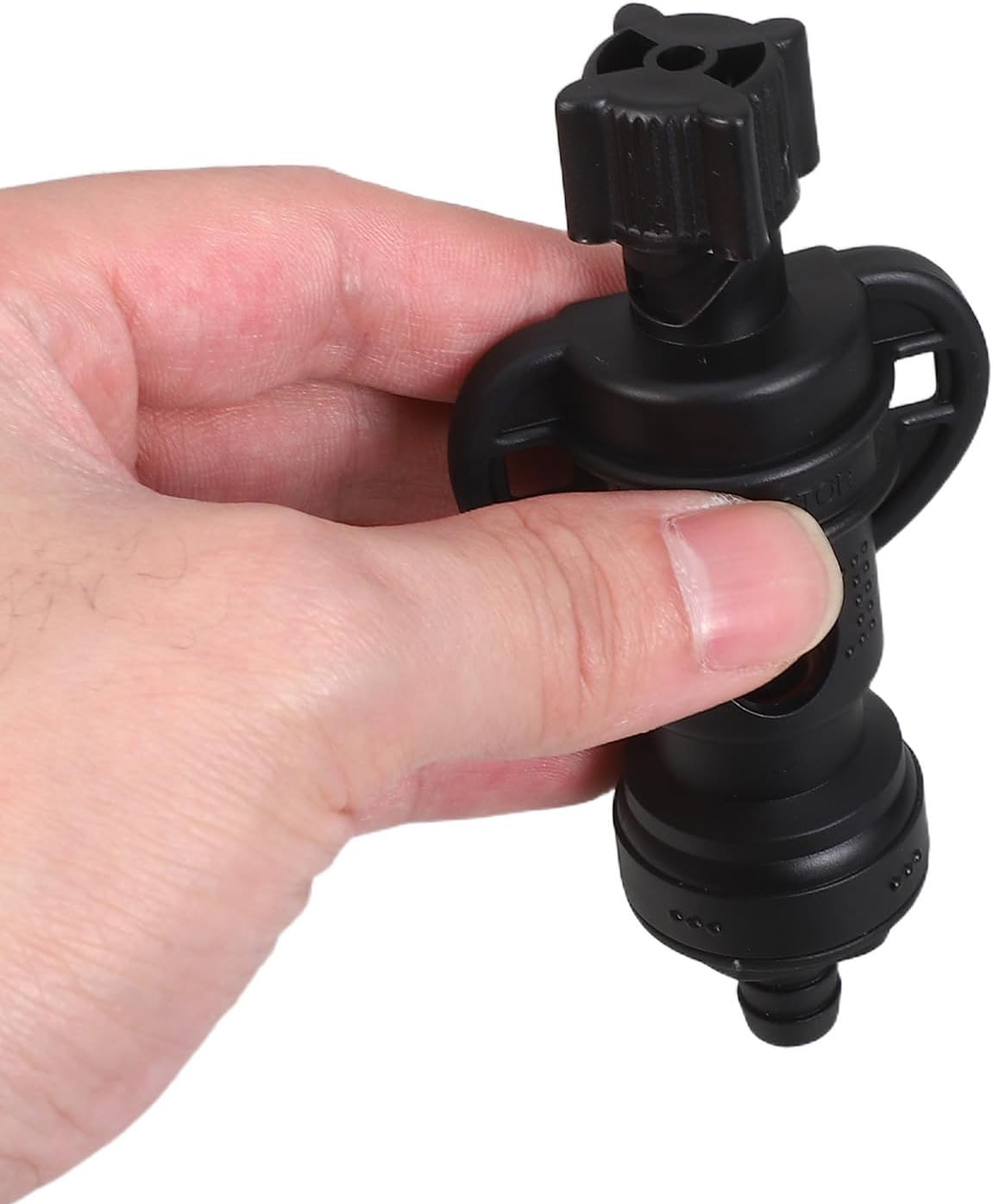 Wine Bag Transfer Connector Adapter for Pouches, Black PP