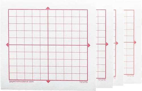 Miniatura 2 de Eje XY cuadrado de 10 x 10, gráficos de notas Post-It, 4 paquetes de 100 hojas, 400 hojas en total