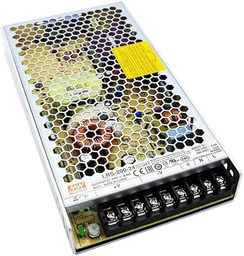 Miniatura 2 de LRS-200-24 Mean Well Mejor Precio 200W 24V 8.8A Fuente de alimentación conmutada MeanWell LRS-200-24