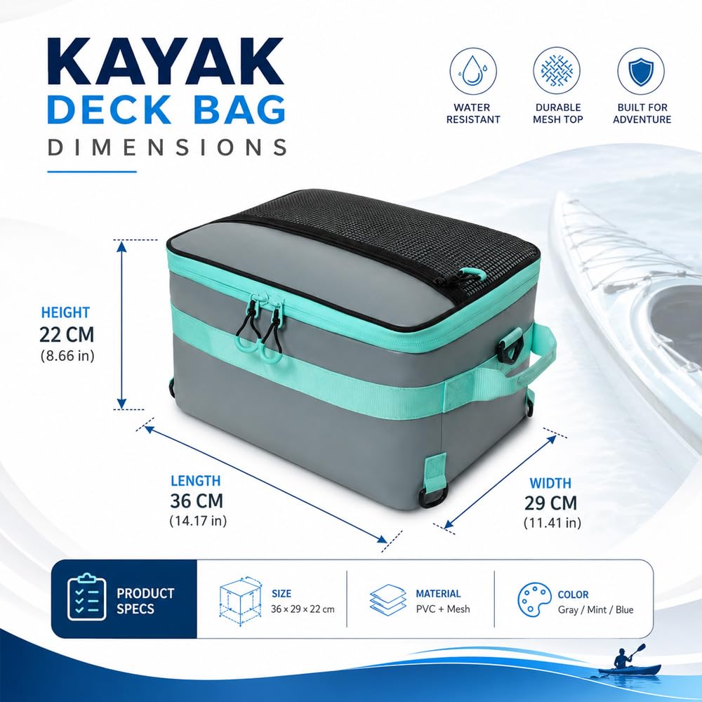 Torba na pokład kajakowy do TAHE Breeze LP2+
