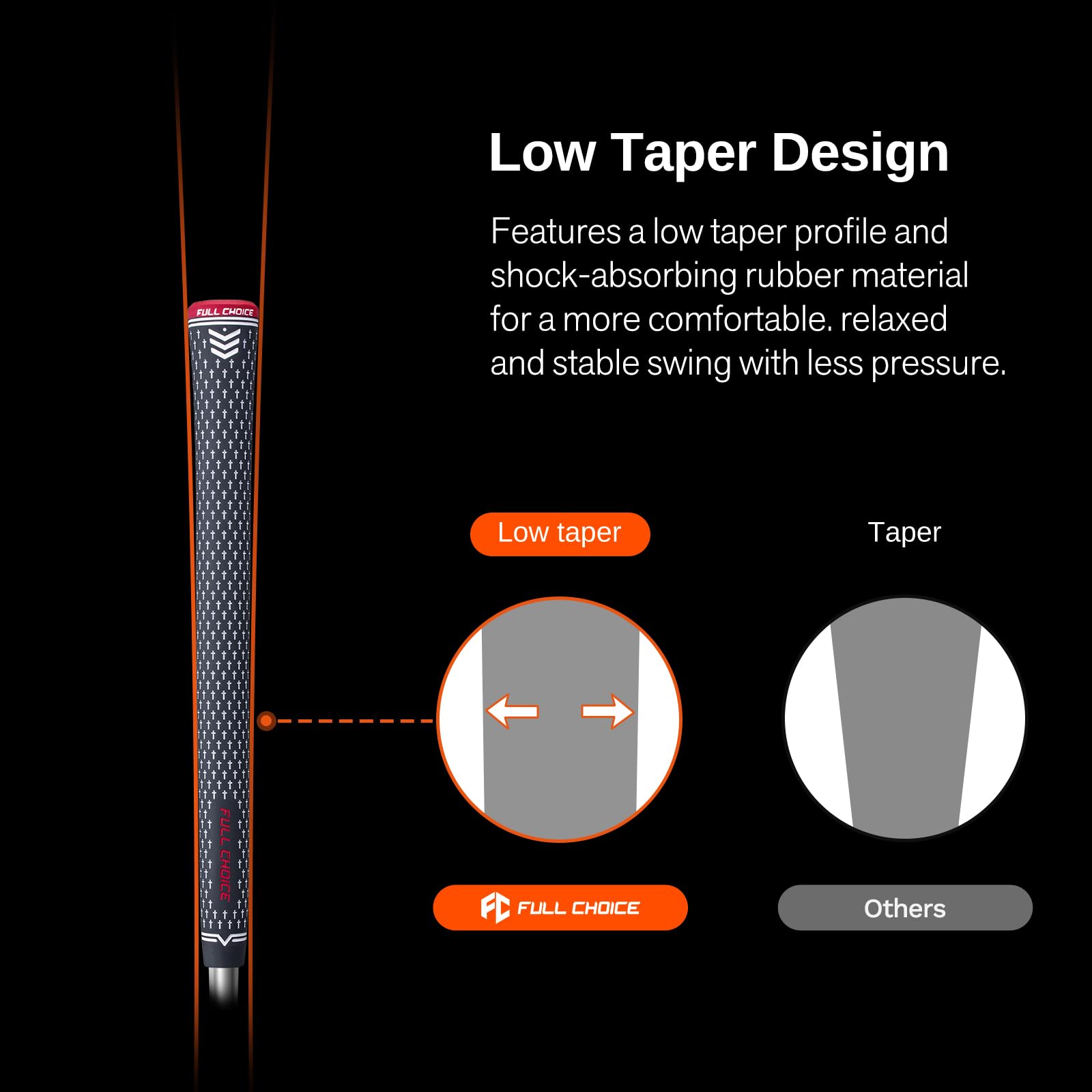 Paquete de 13 empuñaduras de goma para golf, diseño conciso de moda, antideslizantes, elige entre 13 empuñaduras o 13 empuñaduras con kit de regripping, tamaño estándar/medio/jumbo, 5