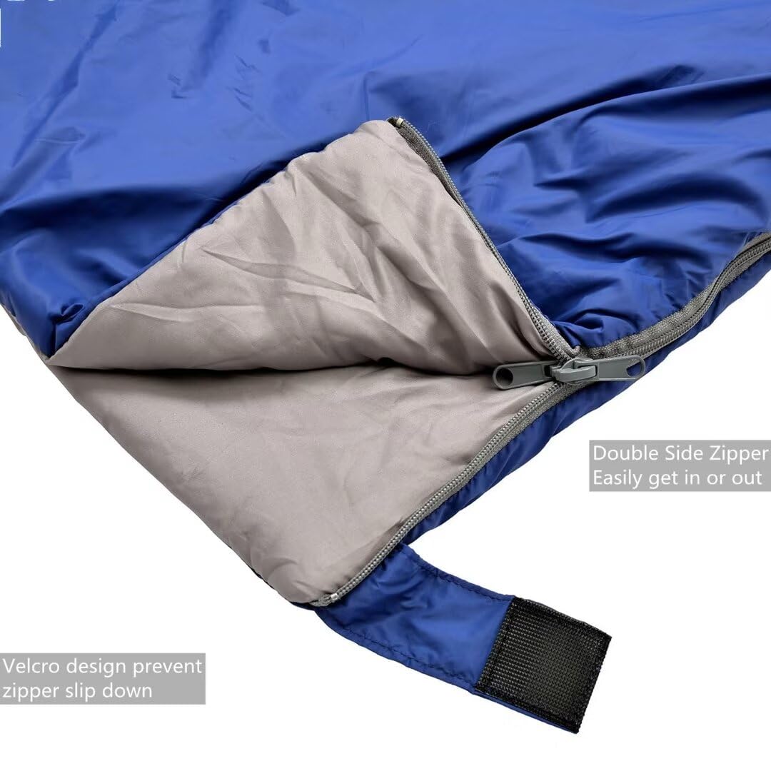 Agemore Ultra-light Warm Weather Rectangular Sleeping Bag, 75L x 30W, Lightweight Envelope Sleeping Bag for Outdoor Camping, Backpack for Hiking