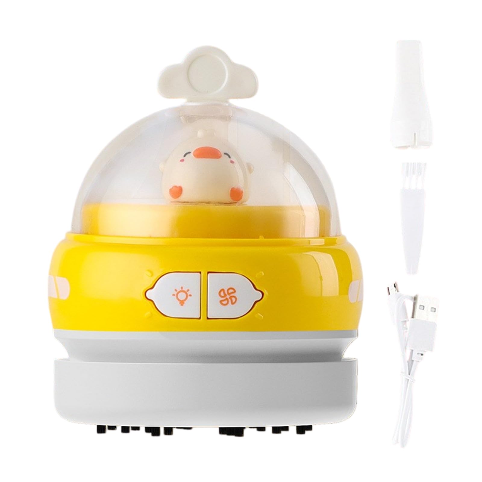 CUNZJIA Compact Desktop Vacuum with Powerful Suction Light Weight Extractor for and Debris Easy to Use