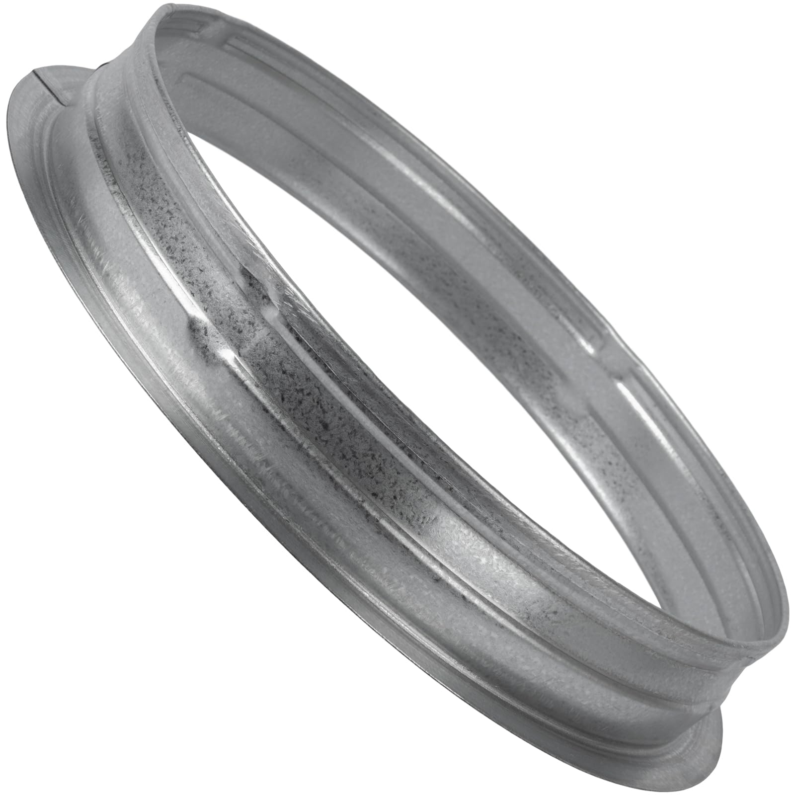 Vent Systems Galvanized Steel - 200 Mm Ø200 Mm / 8" Inch Round Air Duct Connector Flange – Heavy Duty Galvanised Steel Air Vent Duct Coupler For Cooling, Heating Ventilation - Quality Fittings For Hvac System Ducting