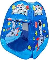 DM Toys Barraca Infantil Dobrável Astronauta Azul