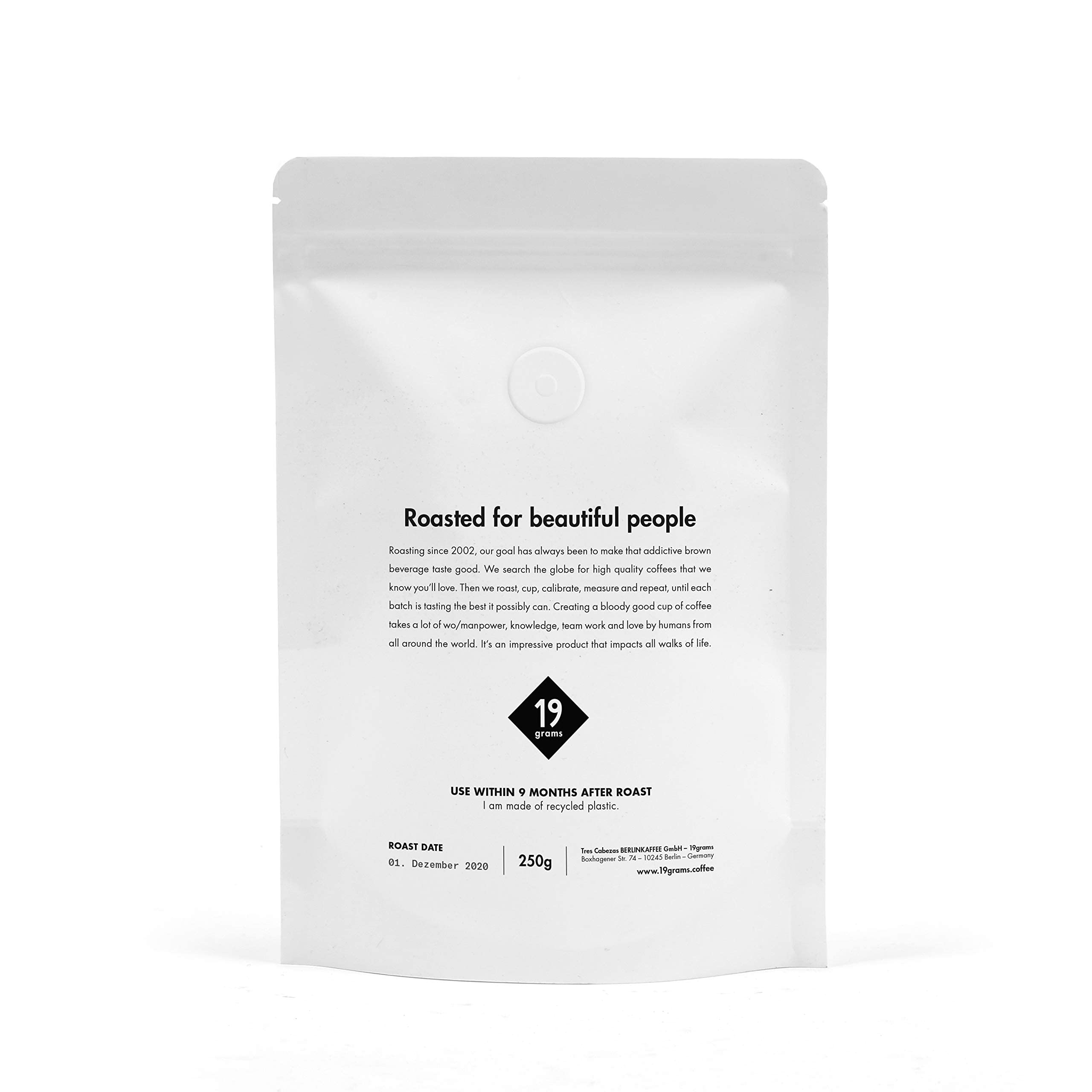Indien Little Flower Espresso | 1 kg całe ziarna | sprawiedliwe i zrównoważone | świeżo palone | 100% ziarna kawy Arabica | specialty coffee | 19grams Kawa palona