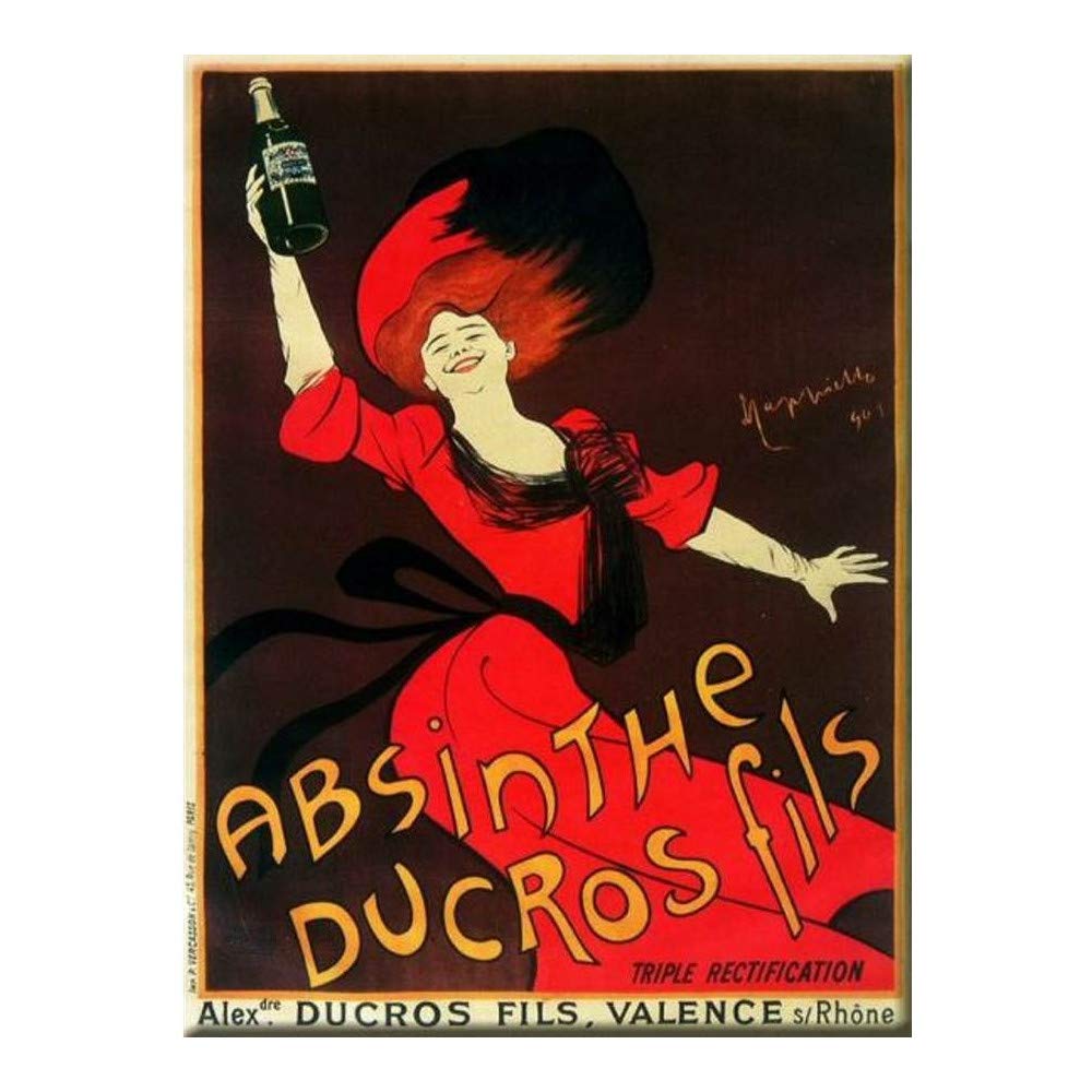M15791 'Absinthe Ducros' Metal Card 15 x 20 cm [French Language]