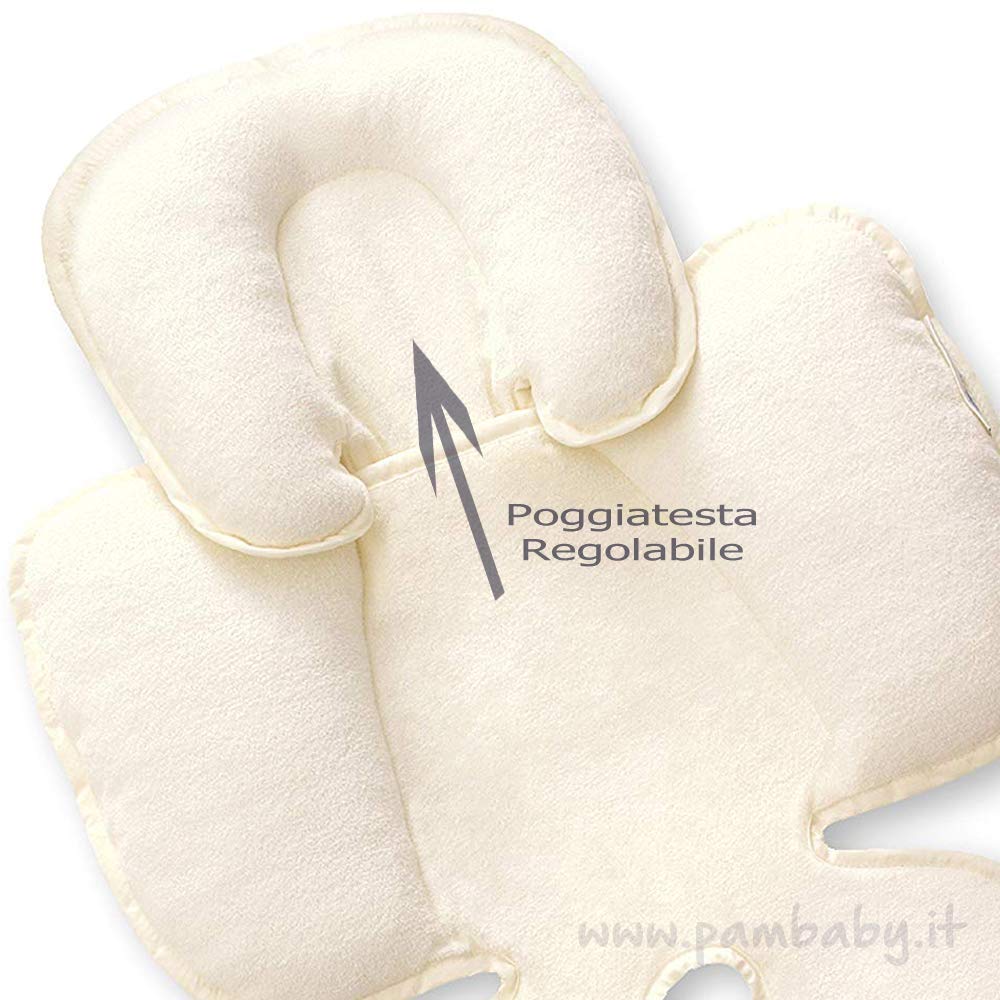 PAMBABY Riduttore Universale Angel per il seggiolino Auto Passeggino Seggiolone Pappa Universale MADE IN ITALY