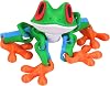 Funny Magnetic Fridge Stickers–Magnetic 3D Printed Frog,Novelty 3D Decorative Fridge Magnets for Kitchen, Office,3D Printed Animals,Gift IdeaGreenWhite