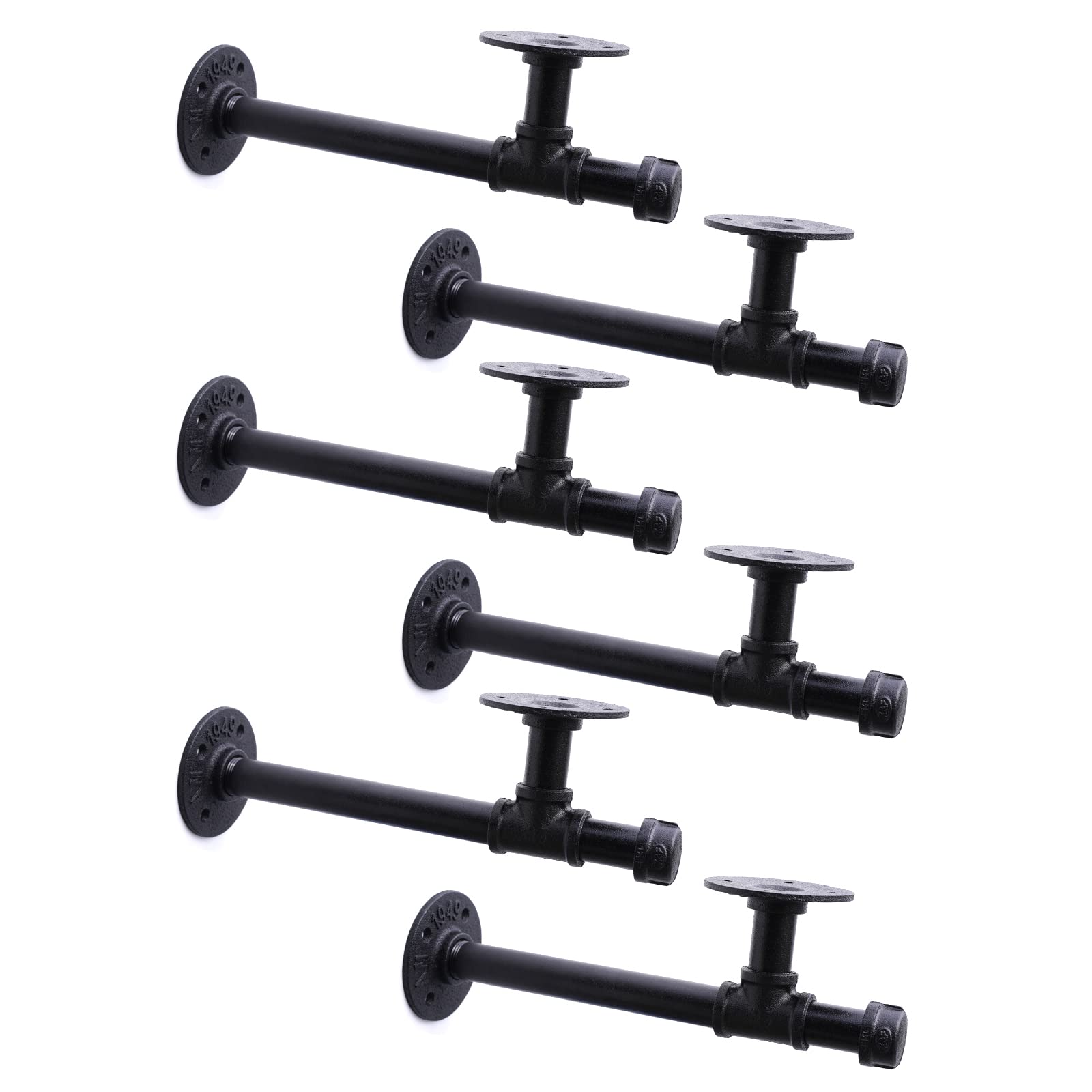 Soporte Estanteria Pared Soporte De Estante De Hierro, Soporte Industrial L, Soporte De Estante De Metal Montado En La Pared, Soporte De Estante Flotante De 90°, Soporte De Consola De Pared Para