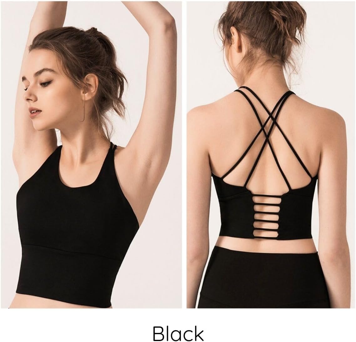 [VeroMan] ヨガウェア ブラトップ カップ付き キャミソール スポーツブラ ノンワイヤー ppi-sportsbra