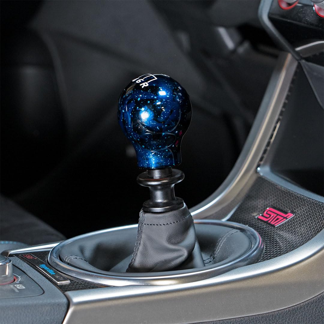 STI　シフトノブ STI インプレッサ GU 5ドア スバル純正 CVシフトノブ 本革巻