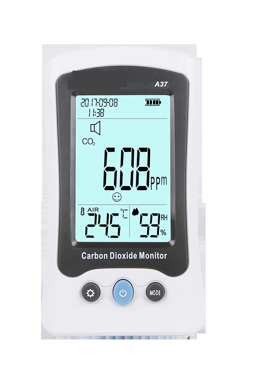 A37 C02 monitor de calidad láser familiar A37 C02 monitor de calidad láser detector de dióxido de carbono
