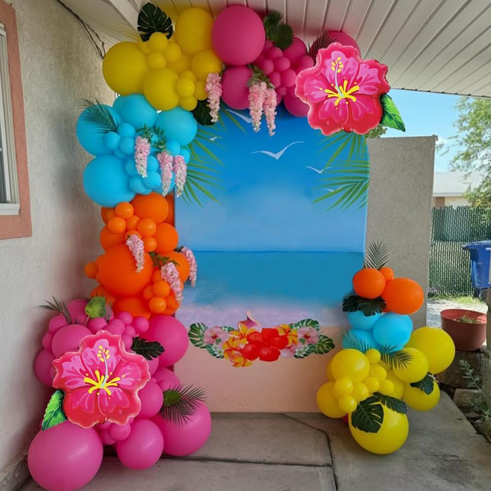 Moana Partyzubehör Zum 3. Geburtstag – Ballonstrauß Mit 7 Teilen