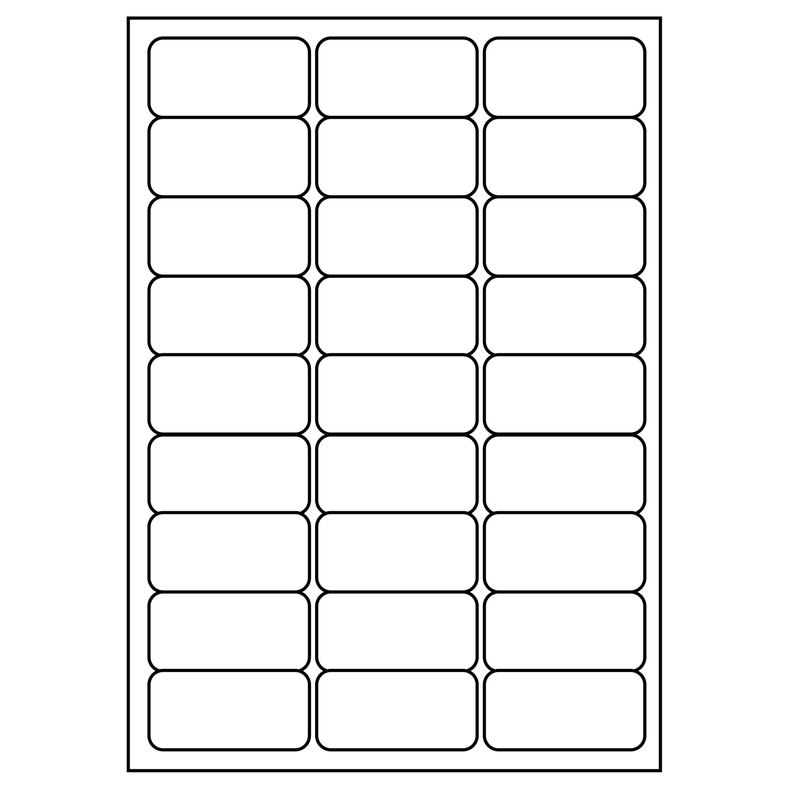 Ram® A4 FBA Labels 27 Per Sheet 100 Sheets 2700 Self-Adhesive Labels 63.5 x 29.6mm Printing Address Printer Labels
