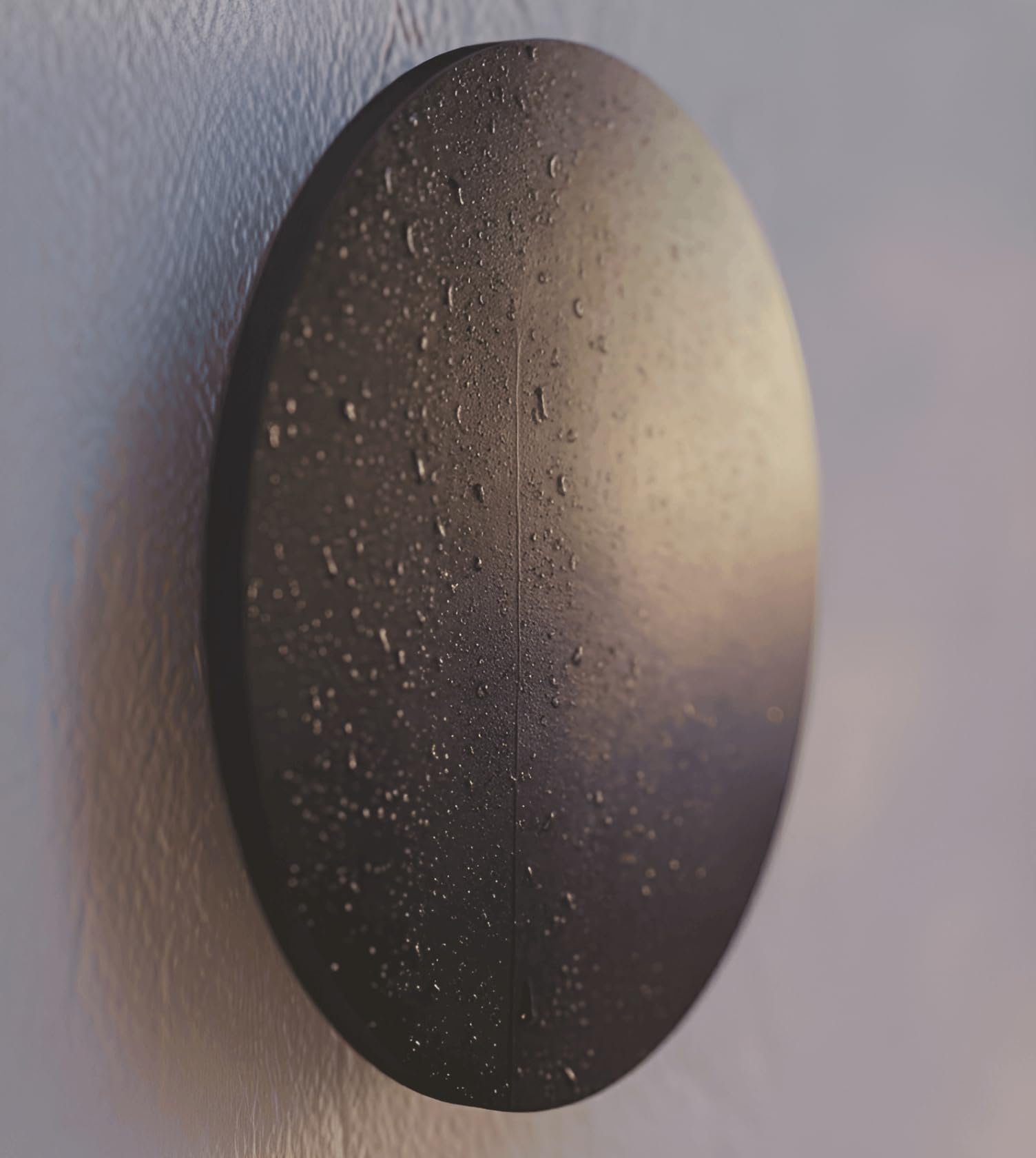 NEONA OTIS LED Wandleuchte Aluminium Up Down warmweiß 2700K, Innen und Außen geeignet, CRI 90 Schwarz Weiß, Kabelanschluss oder Akku (Schwarz, Kabelanschluss)