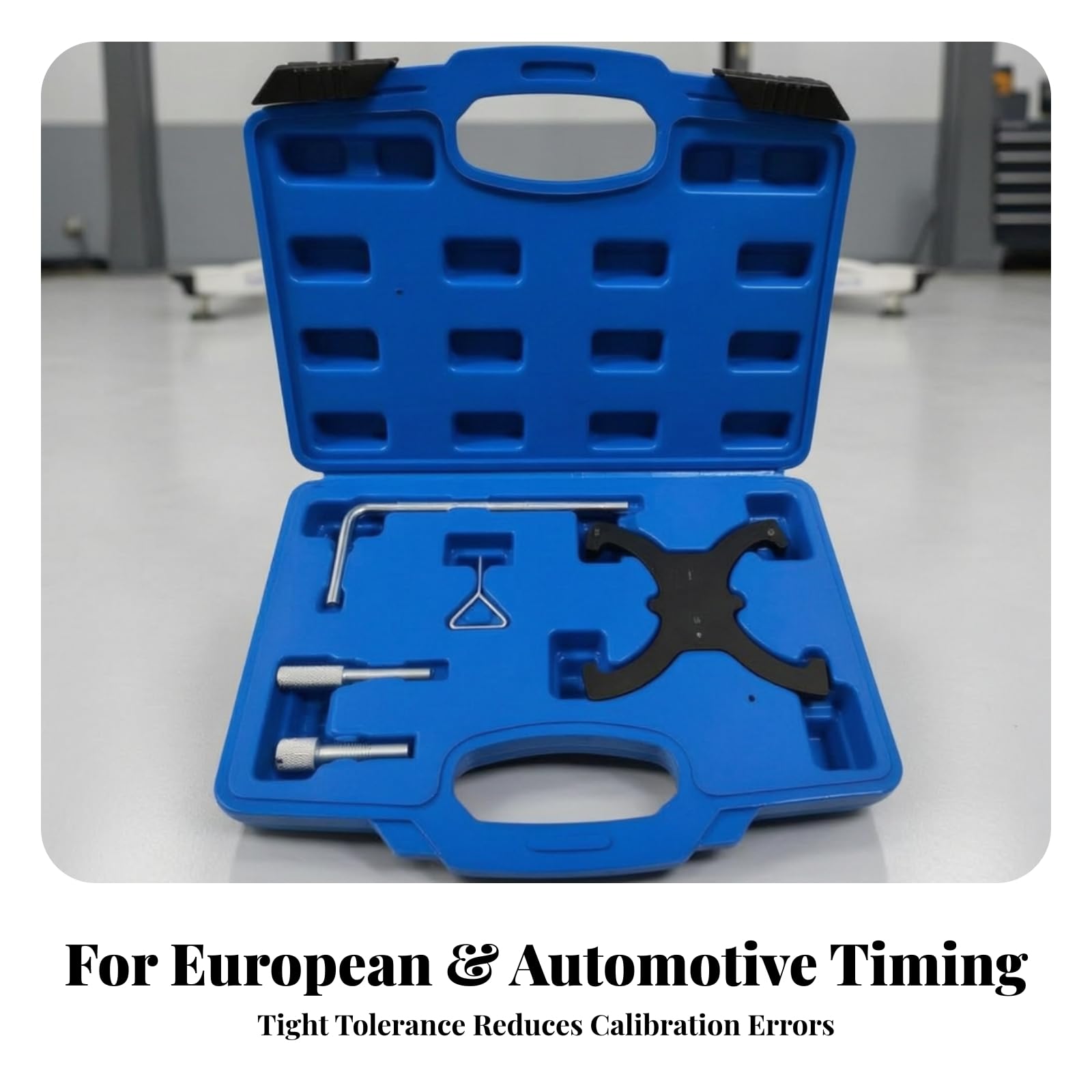 Kit Calage Moteur en Acier au Carbone pour Distribution Automobile Accessoires Verrouillage pour Mécaniciens Professionnels Atelier Entrien Réparation Voiture