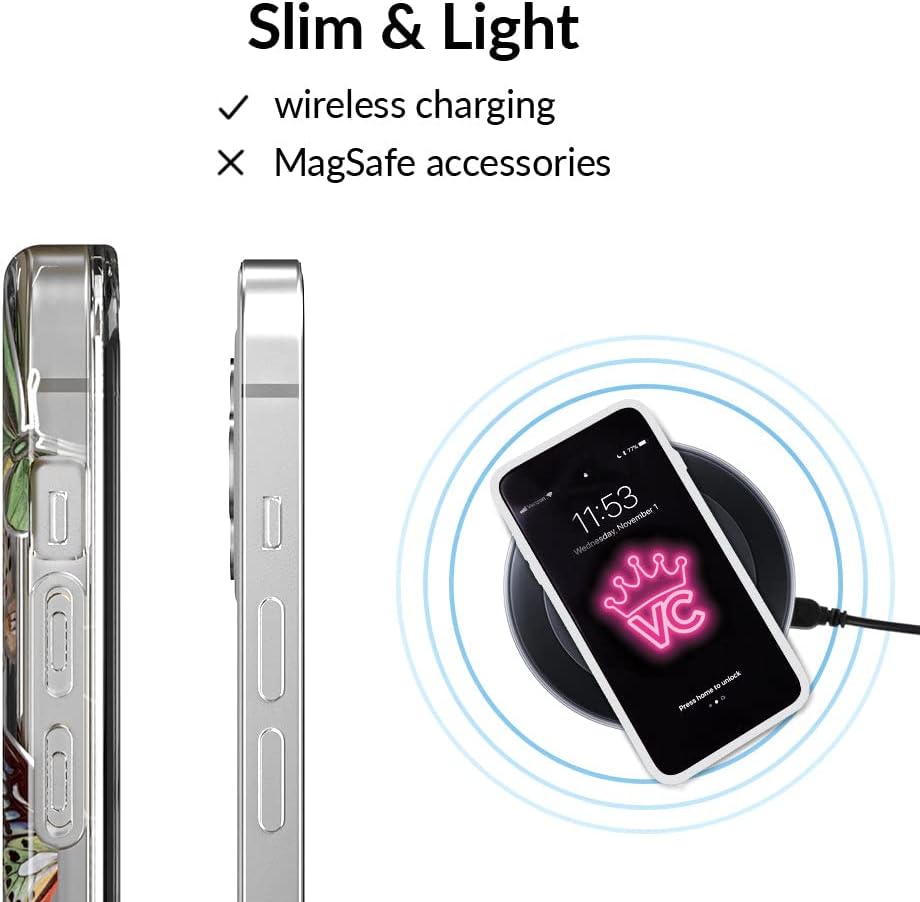 Velvet Caviar Clear Case for iPhone 12 / iPhone 12 Pro [8ft Drop Tested] Cute Protective Cases for Women (Butterfly)