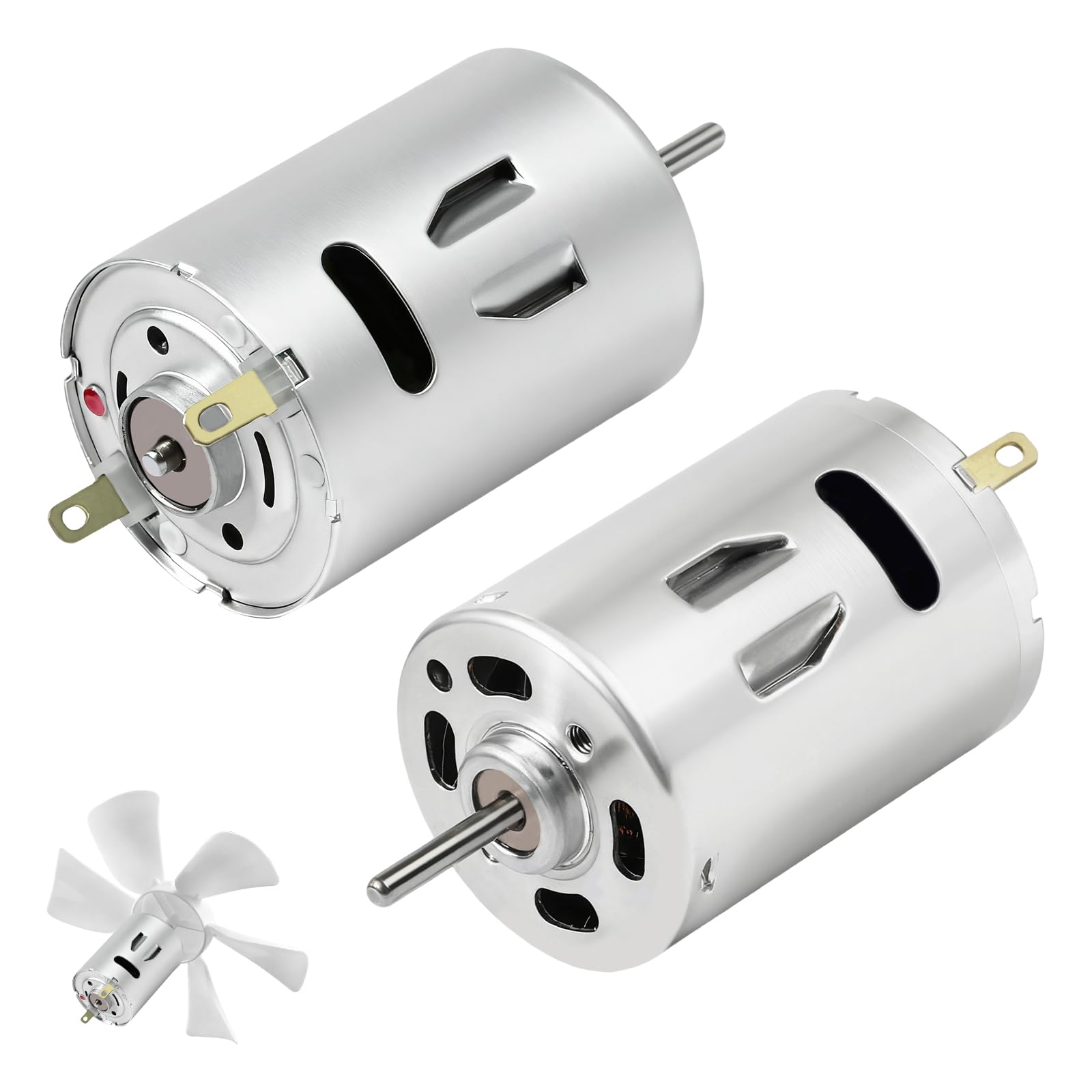 Photo 1 of 2 Pcs BVD0218-00 12V DC Fan Motor Fit for Ventline, RV Vent Replacement Motor, Compatible with Bathroom Roof Exhaust Fans & Vent Accessories