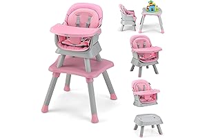 INFANS 8-in-1 Convertible Highchair for Baby Girls: A Versatile and Functional Dining Companion