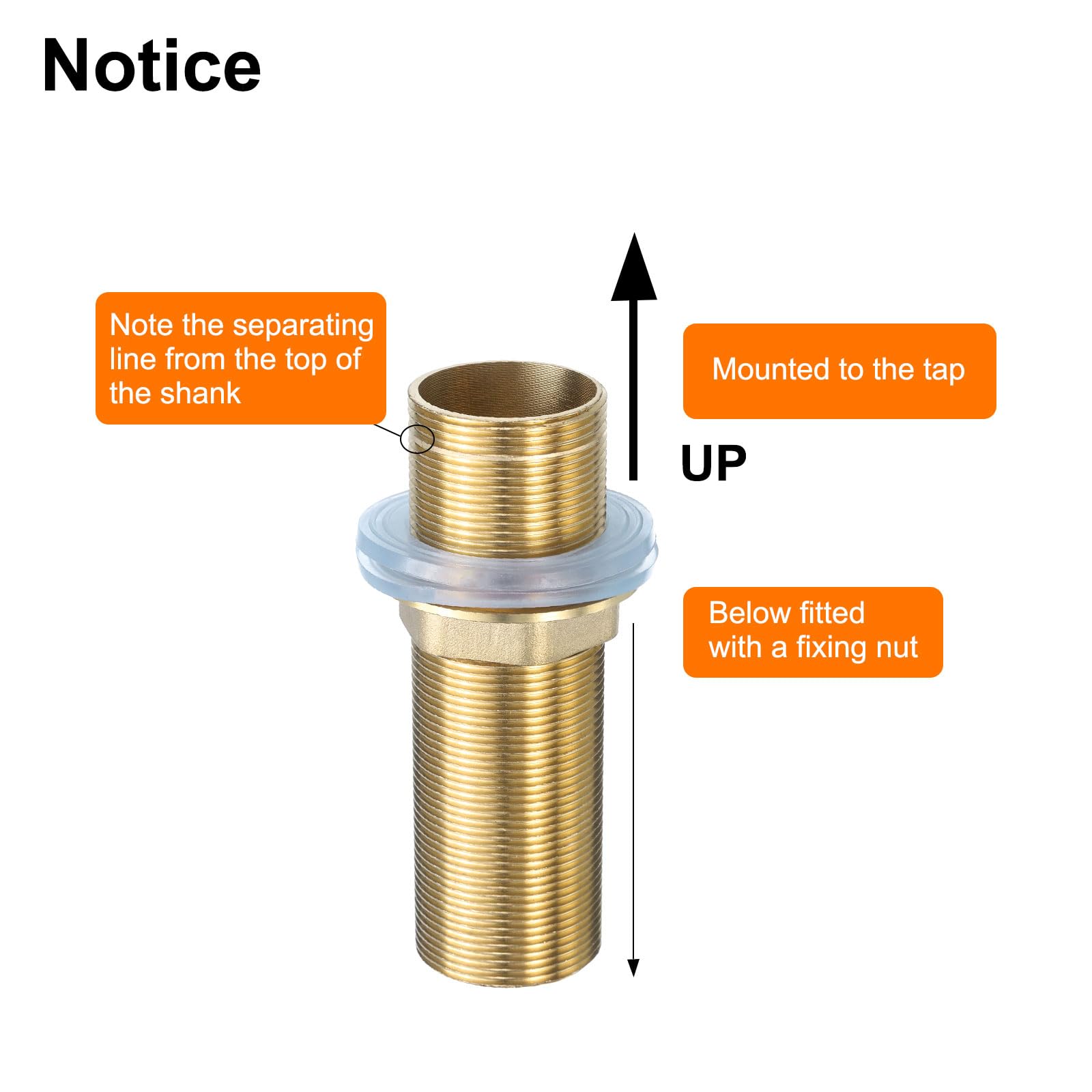 Tige D'extension Pour Robinet En Acier Inoxydable - Longueurs 60 à 140mm (argenté), Pour Installation En Espace Restreint