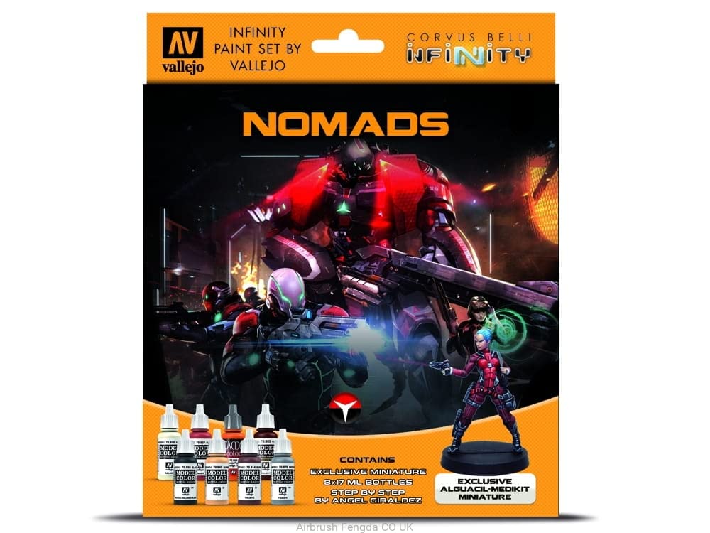Corvus Belli S.L.L. Model Color Set: Infinity Nomads Exclusive Miniature