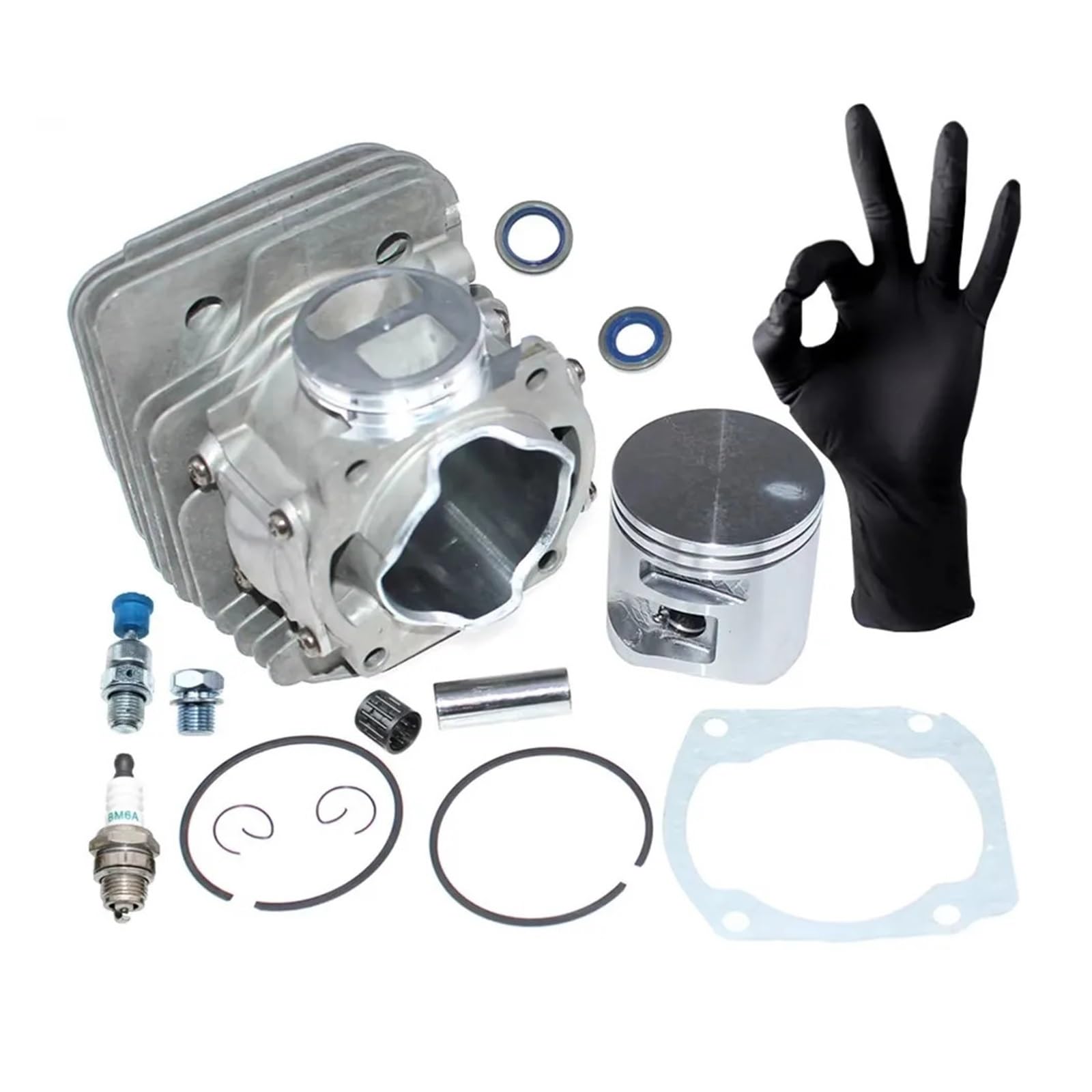 Dingmao Kits de pistón de cilindro de 50mm compatibles con motosierra Husqvarn 365 x-torq Jonsered 2166 575774102