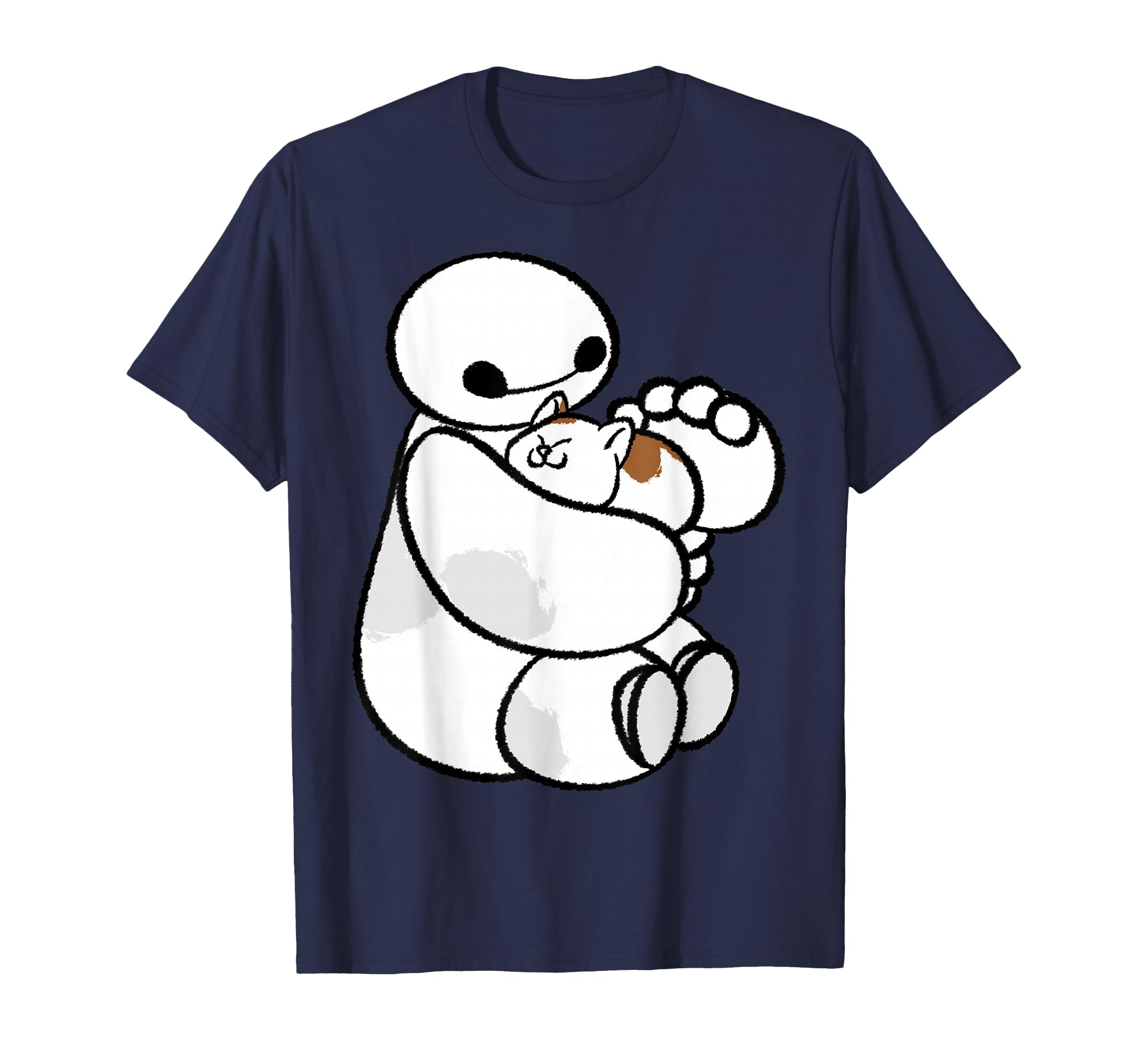 Disney Big Hero 6 Baymax Cat Cute Portrait T-Shirt