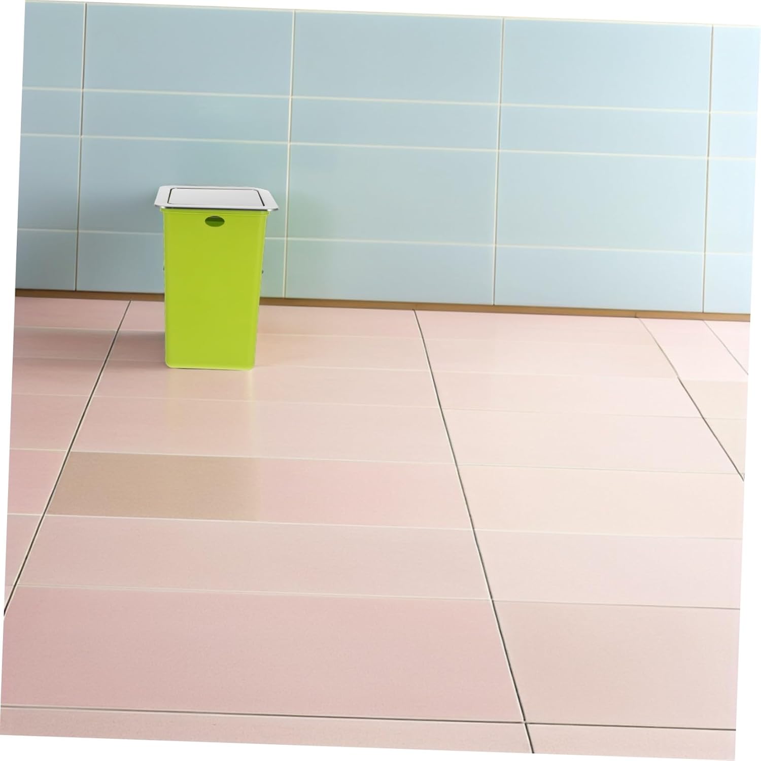 嵌入式不锈钢台面ゴミ箱 蓋付きカウンタートップビルトインダストビン キッチン ホテル レストラン用省スペース収納 簡単投棄 衛生