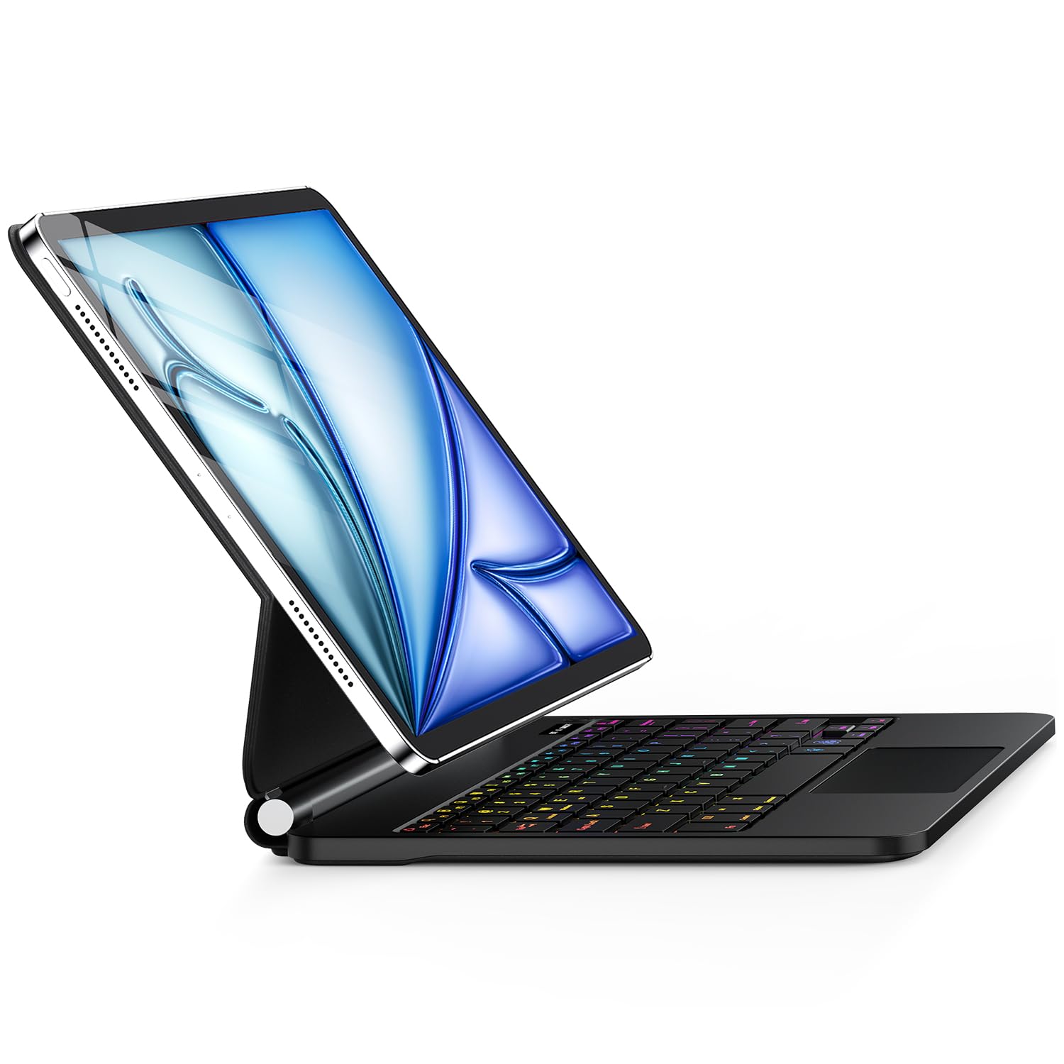 Photo 1 of [Upgraded] Keyboard Case for iPad Air 13 inch (M4/2026 /M3 2025/M2, 2024),iPad Pro 12.9 inch (3/4/5/6th Gen)?Easy-Set Magnetic – Floating Cantilever Stand – Backlit Keyboard with Multi-Touch Trackpad