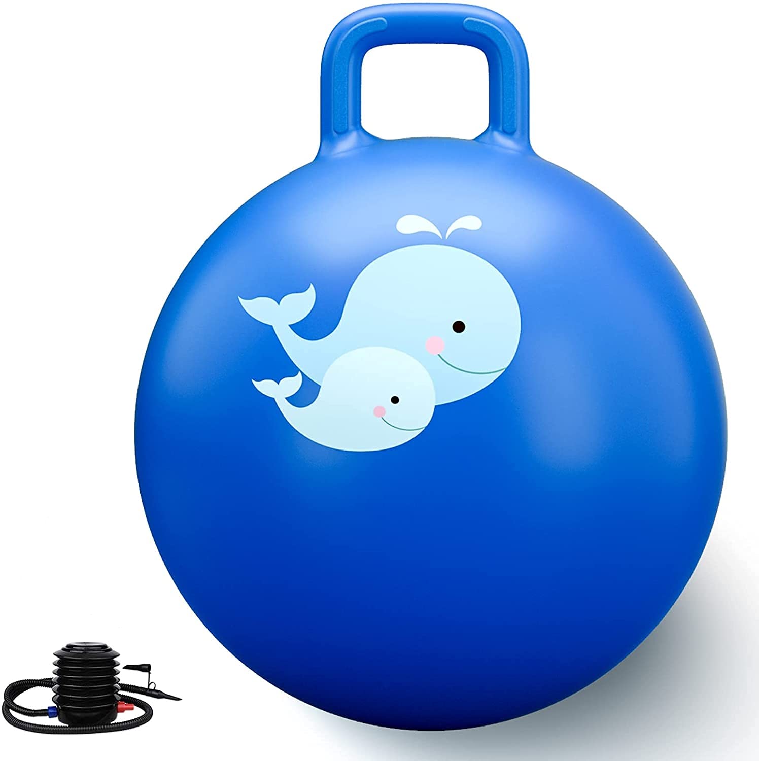 Prakal Hopper Ball for Teenagers Ages 3-18 (Hippity Hop Ball, Hopping Ball, Bouncy Ball with Handles, Sit & Bounce, Kangaroo Bouncer, Jumping Ball, 65 Cm, Multi Colour, Pump Included) (B097YQ654D) Amazon Price History, Amazon Price Tracker