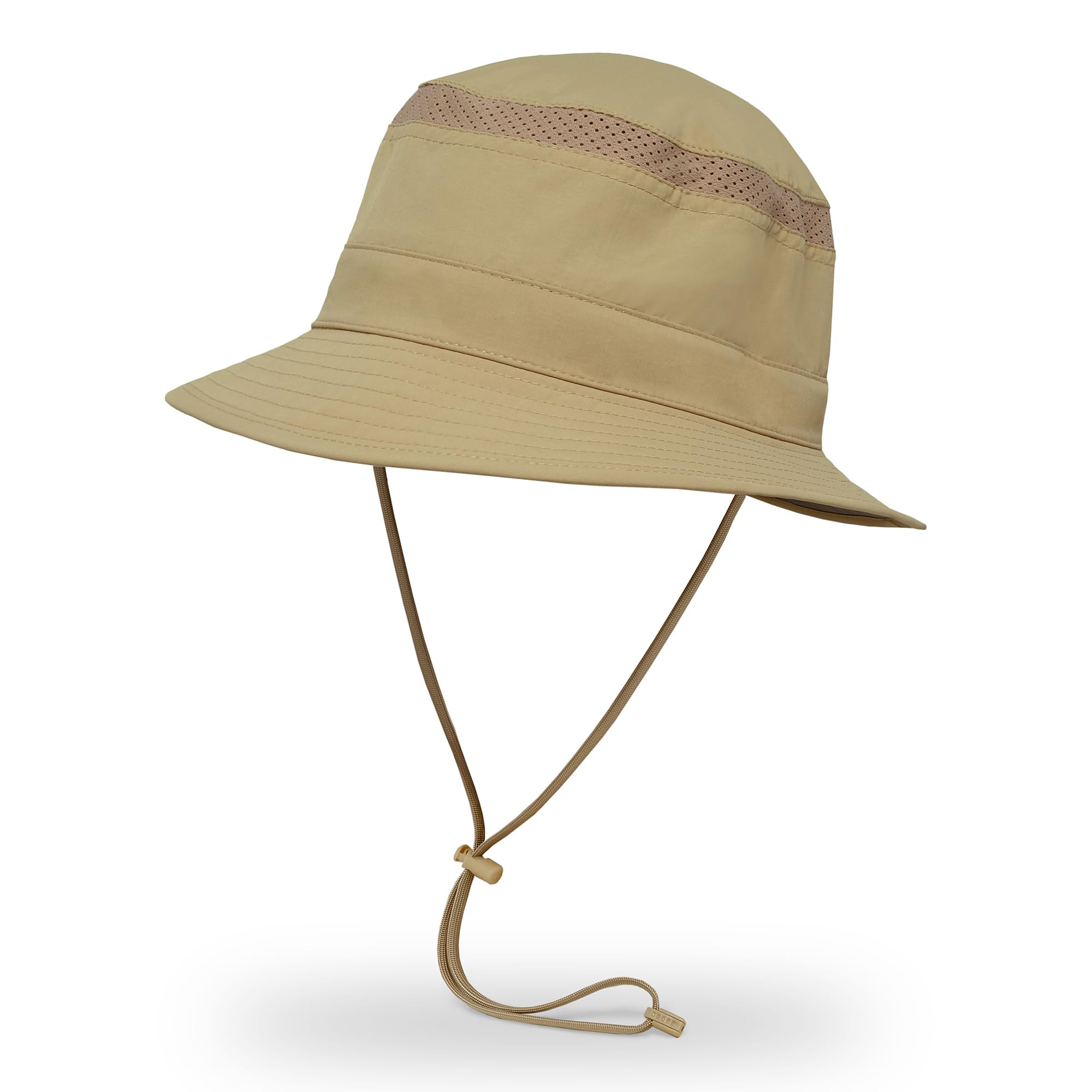 Sunday Afternoons Solar Bucket Hat - UPF 50+, Travel Friendly, Large Crushable Sunhat for Fishing, Hiking, Gardening, Boating - Summer Beach Bucket Hats for Women & Men - Brown Rice, Large