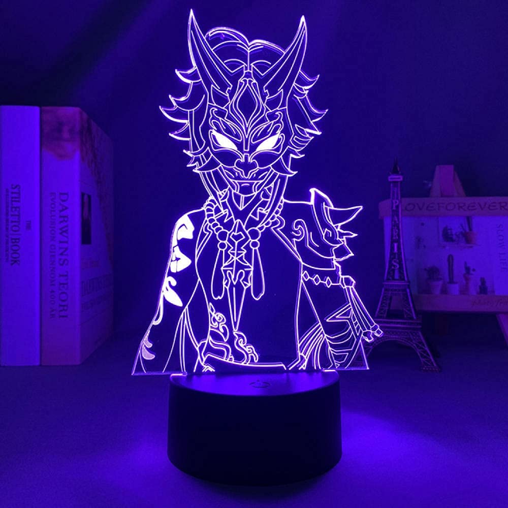 Buy 3D Night Light Game Lamp Illusion Light Nightlight Genshin Impact