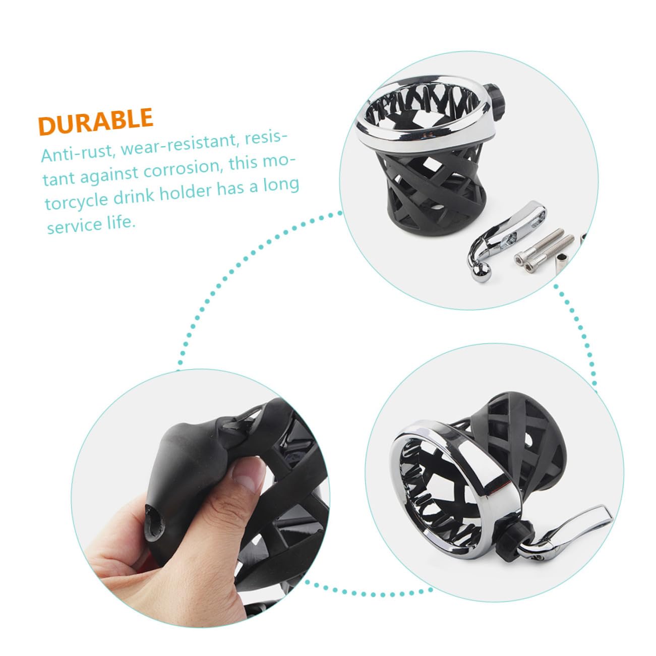 ABOOFAN Porte Gobelet Corrosion pour Support Bouteille et Durable Accessoire Élégant Compatible