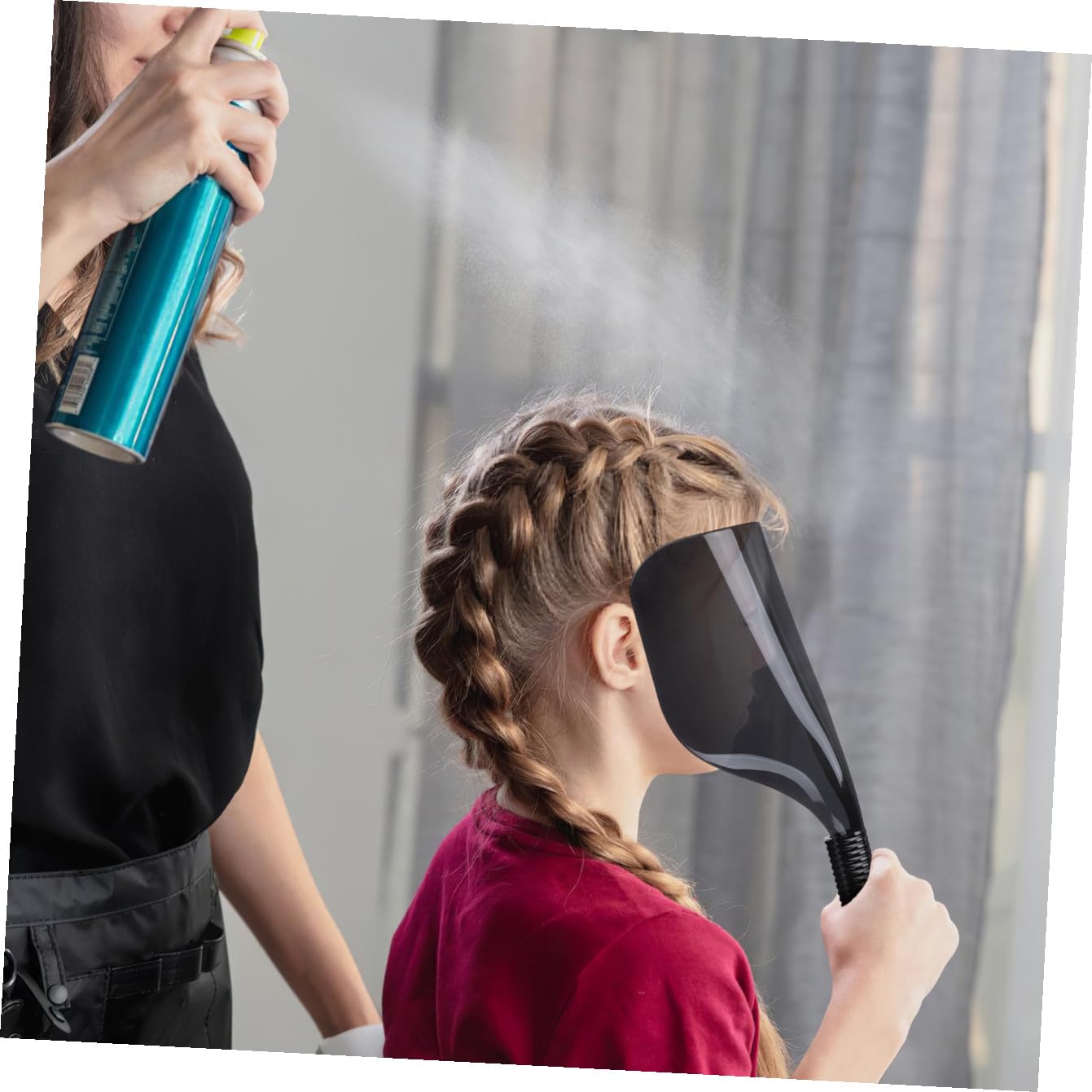 Beavorty 3st Haarmaske Hervorheben Friseurstation Perücke Friseurschutz Markieren Haarschutz Haarcreme Salon Friseur Haarstyling-zubehör Schwarzes Haarspray Haar Styling Plastik Black