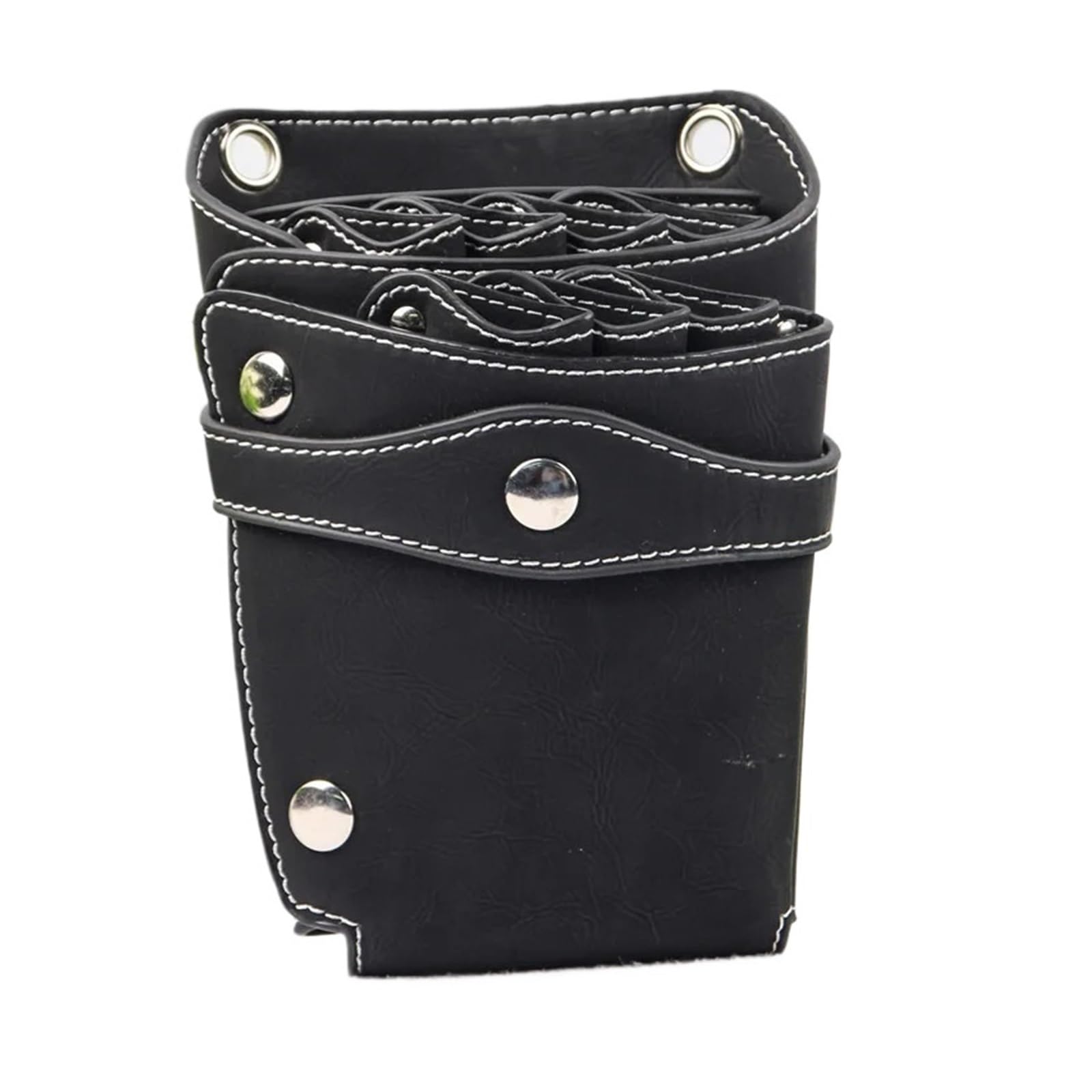 Bolsa de Cuero for Tijeras de peluquería, Herramientas, Funda for peluquería, Funda, Bolsa con cinturón de Hombro.(Black)