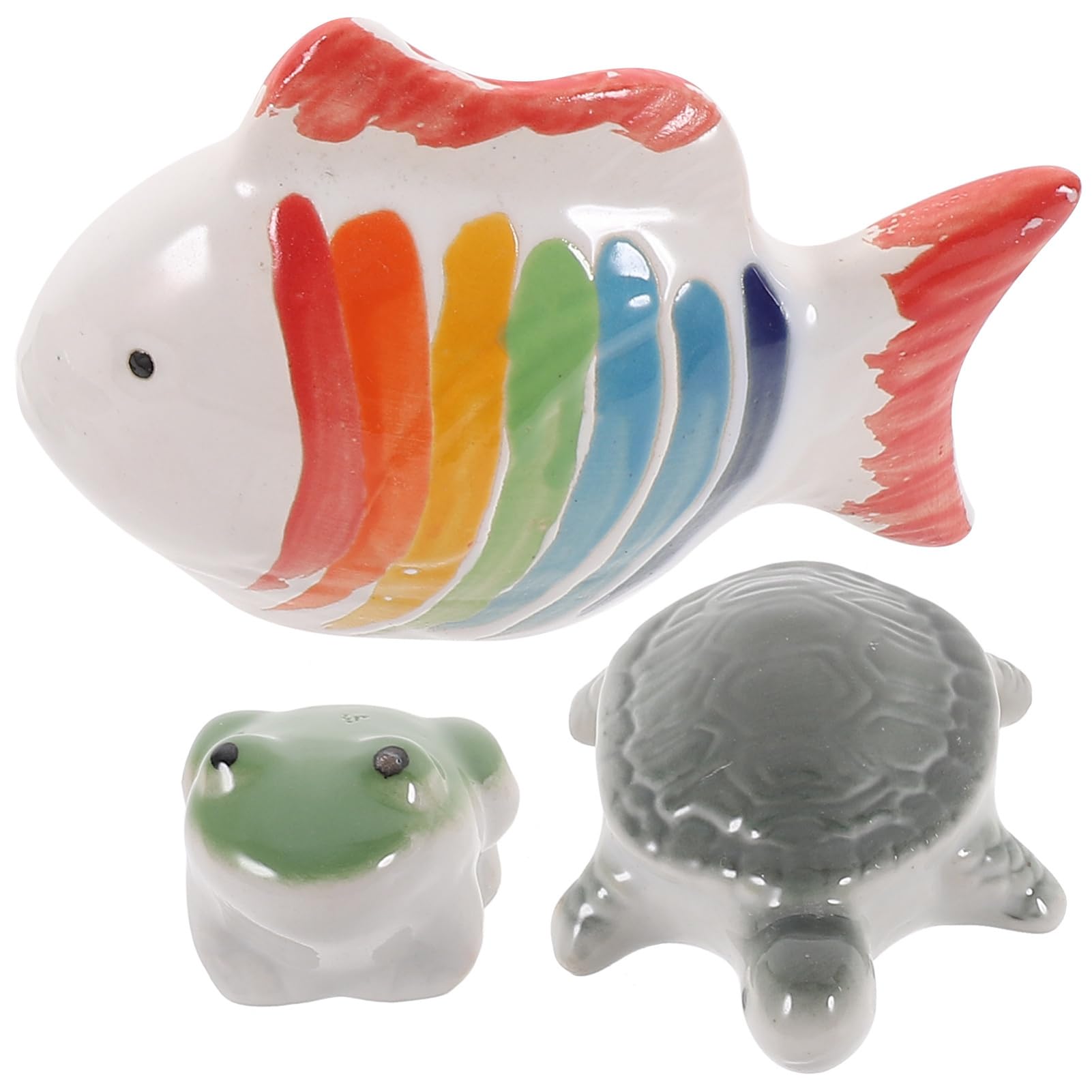 BESPORTBLE 4 Sätze Aquarium Fisch Tank Qualle Schwimmbad Künstlich Panzer Schwimmende Aquarientiere Dekorative Aquarientiere Schwimmende Dekore Für Aquarien Keramik 3 Stücke * 4