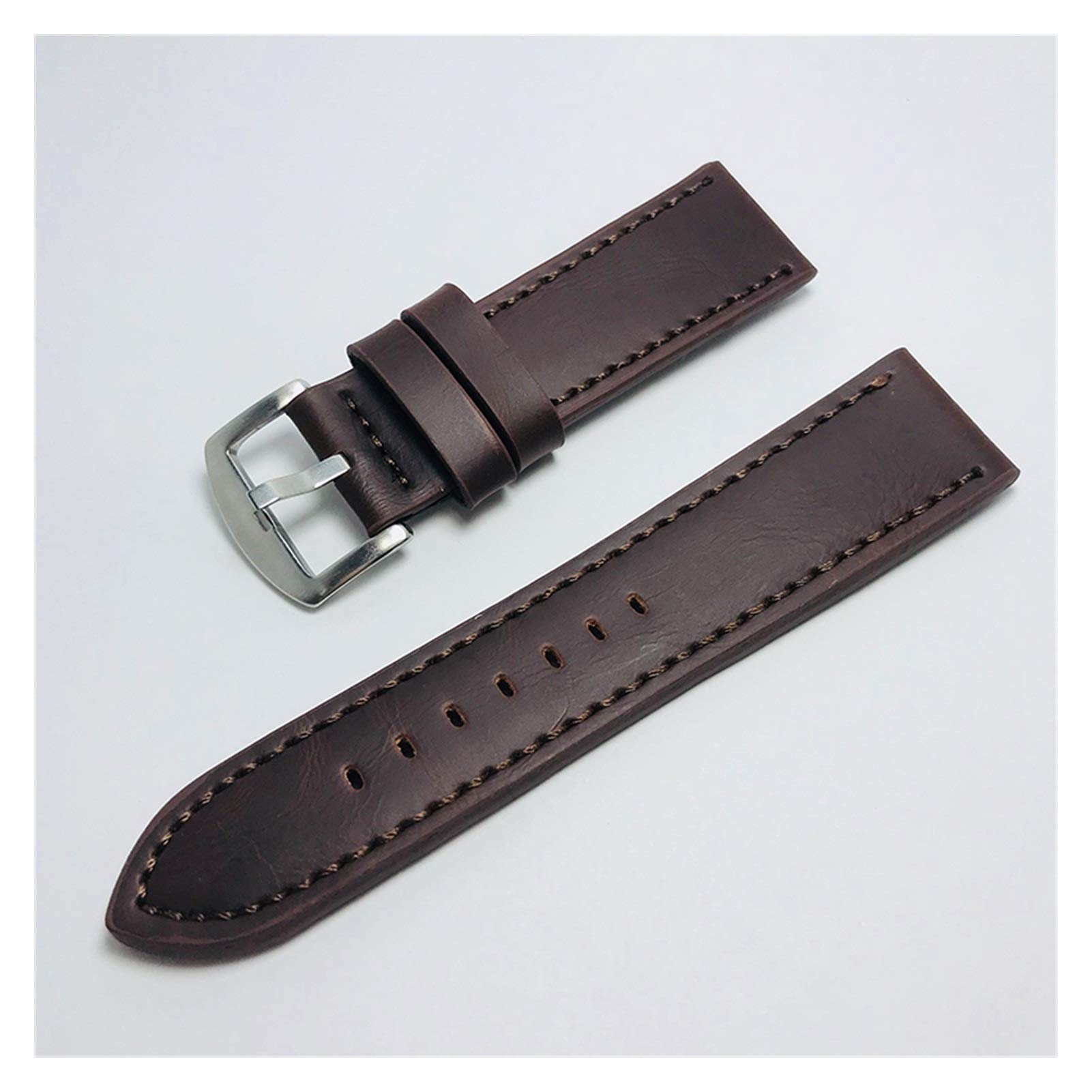 Horlogebandje 18mm 20mm 22mm 24mm Lichtbruin Vintage Horloge