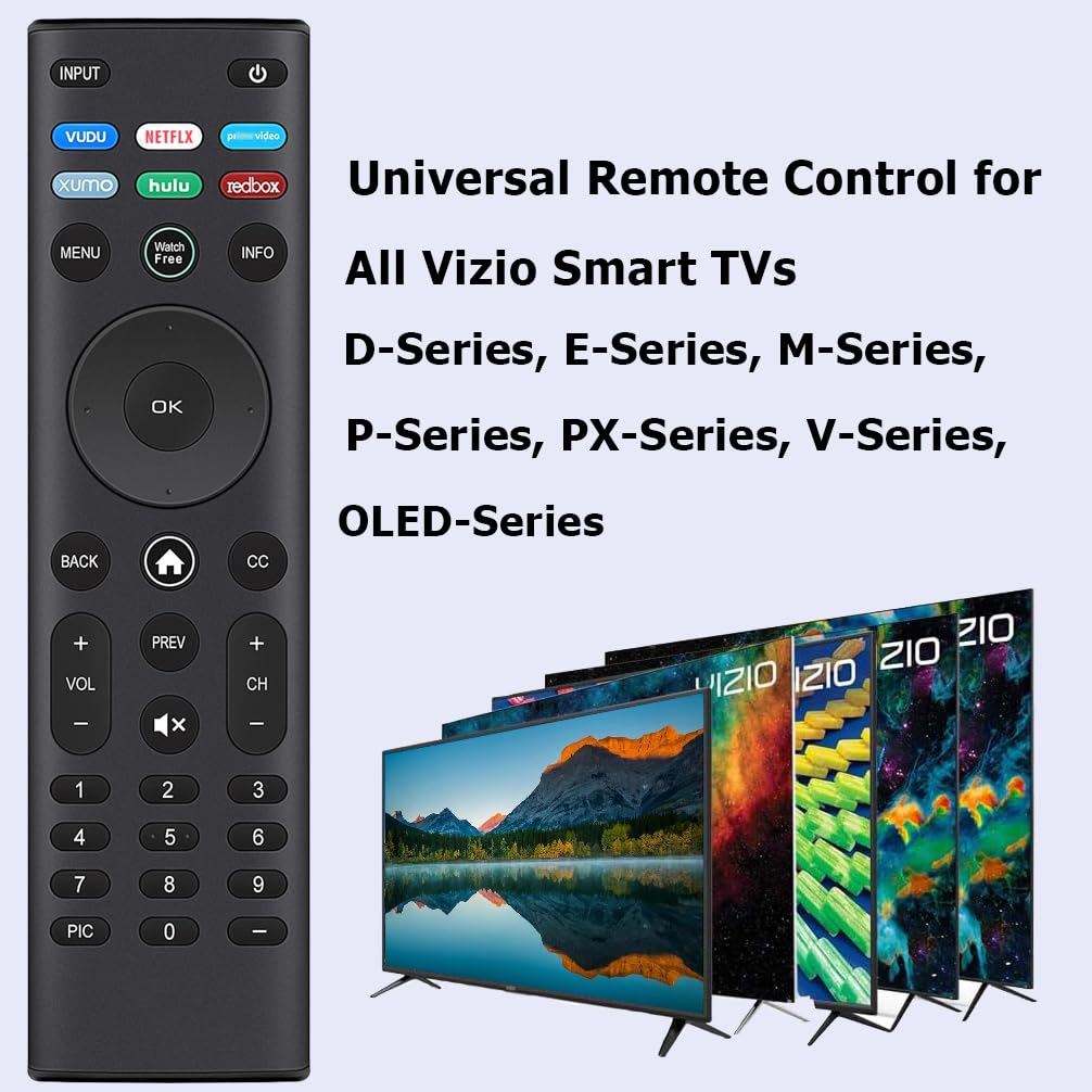 Telecomando universale per Smart TV VIZIO All LED LCD HD 4K UHD HDR Smartcast 3D Smart TV di ricambio per Vizio All Smart TV per Vizio Smart TV (D/E/M/P/PX/V/OLED-Series)