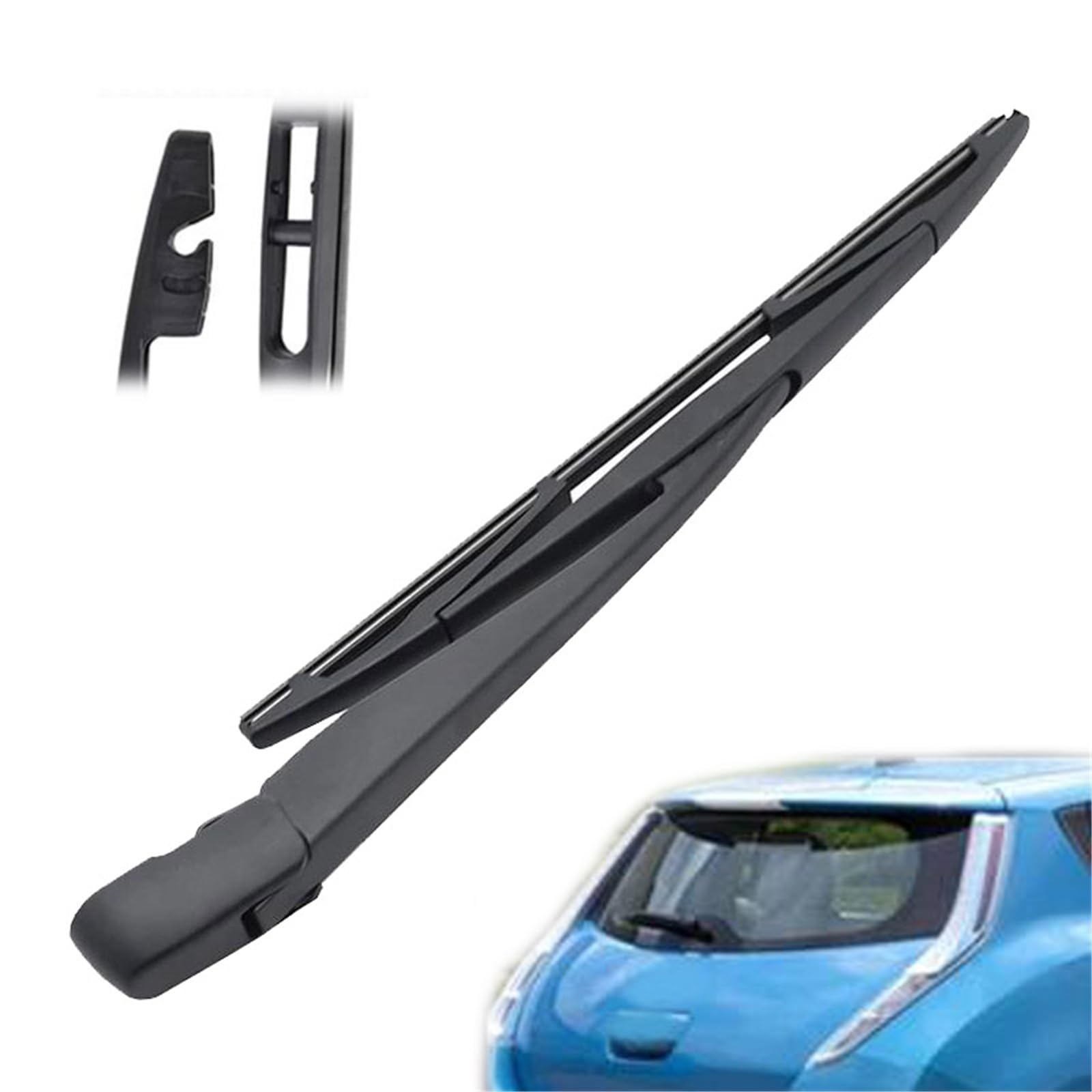 Kit Set Braccio E Spazzola Tergicristallo Posteriore da 10" per N&issan per Leaf 2010 2011-2017 Parabrezza Parabrezza Portellone Posteriore Finestrino Spazzola Antipioggia Tergicristallo