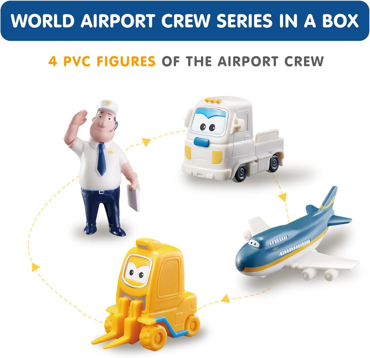 Super Wings EU750060A World Airport Crew 10 Pack with Season 5