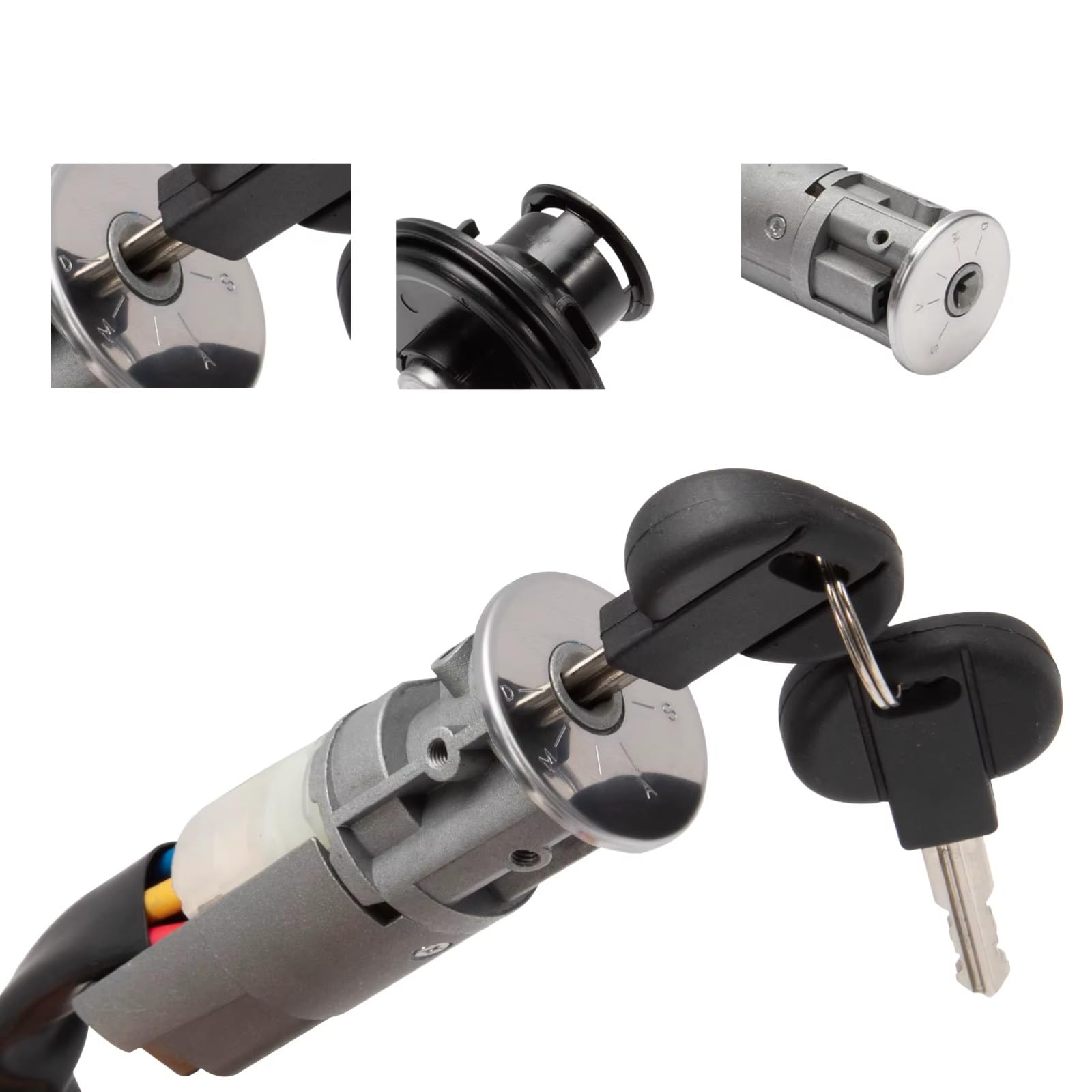 Cilindro cerradura Compatible Con Citroen Para Jumpy 1995 1996 1997 1998 1999 2000 2001 2002-2006 Juego Cerradura Interruptor De Encendido 4162F4 4162L9 4162S1