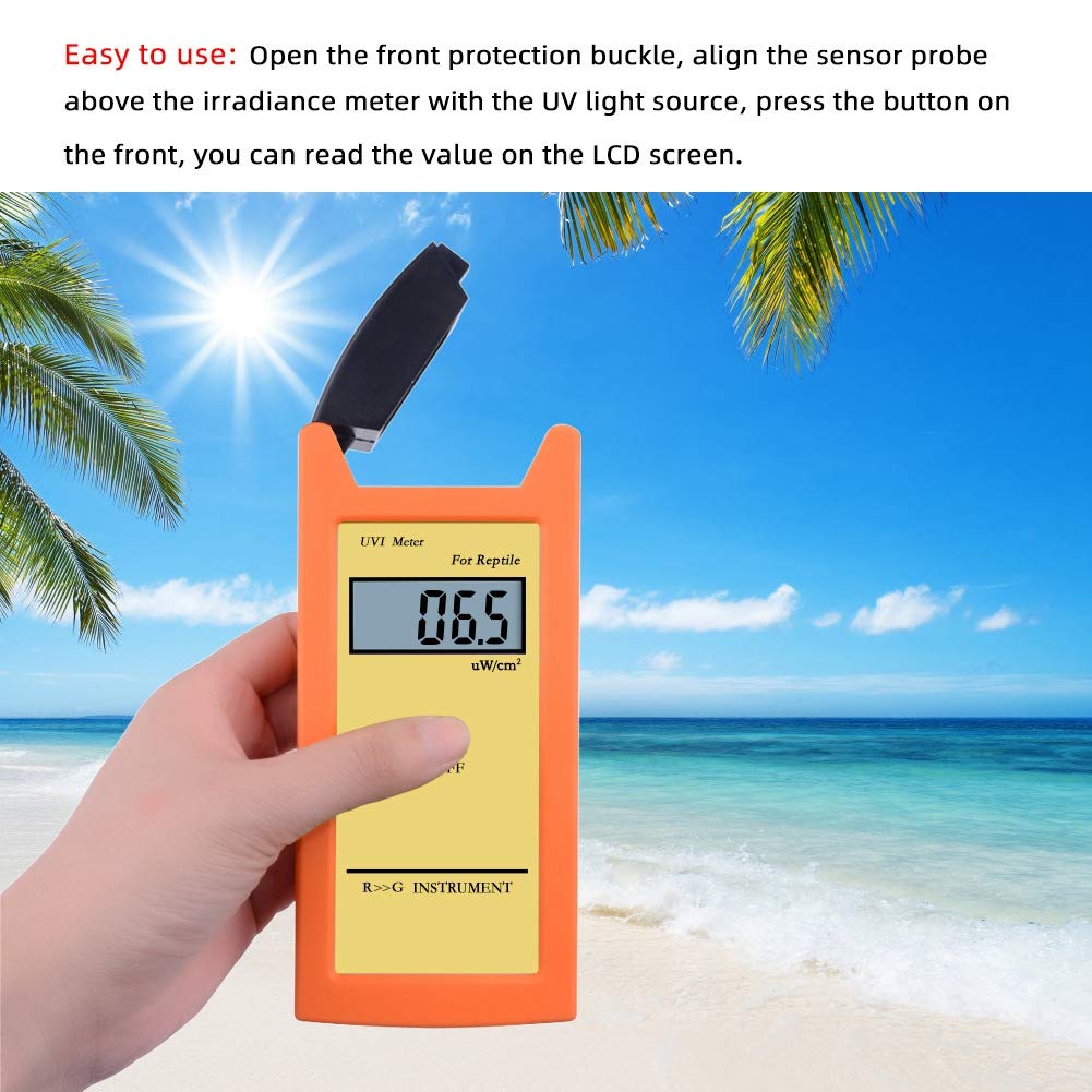 Medidor Detector UV portátil de mano, probador de índice Solar, medición de nivel UV de luz Solar, escena aplicable al aire libre