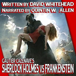 Sherlock Holmes vs. Frankenstein Audiolibro Por David Whitehead arte de portada