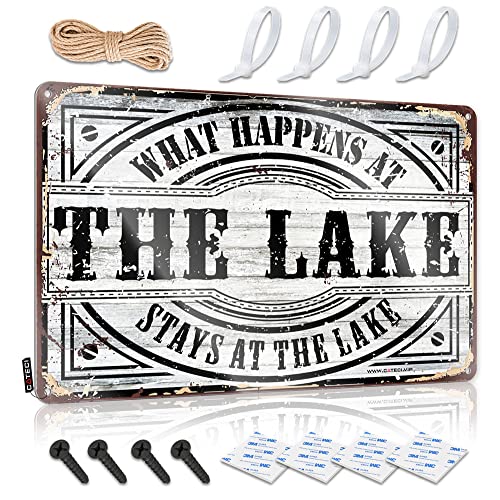 Pool Signs And Decor Outdoor What Happens At The Lake