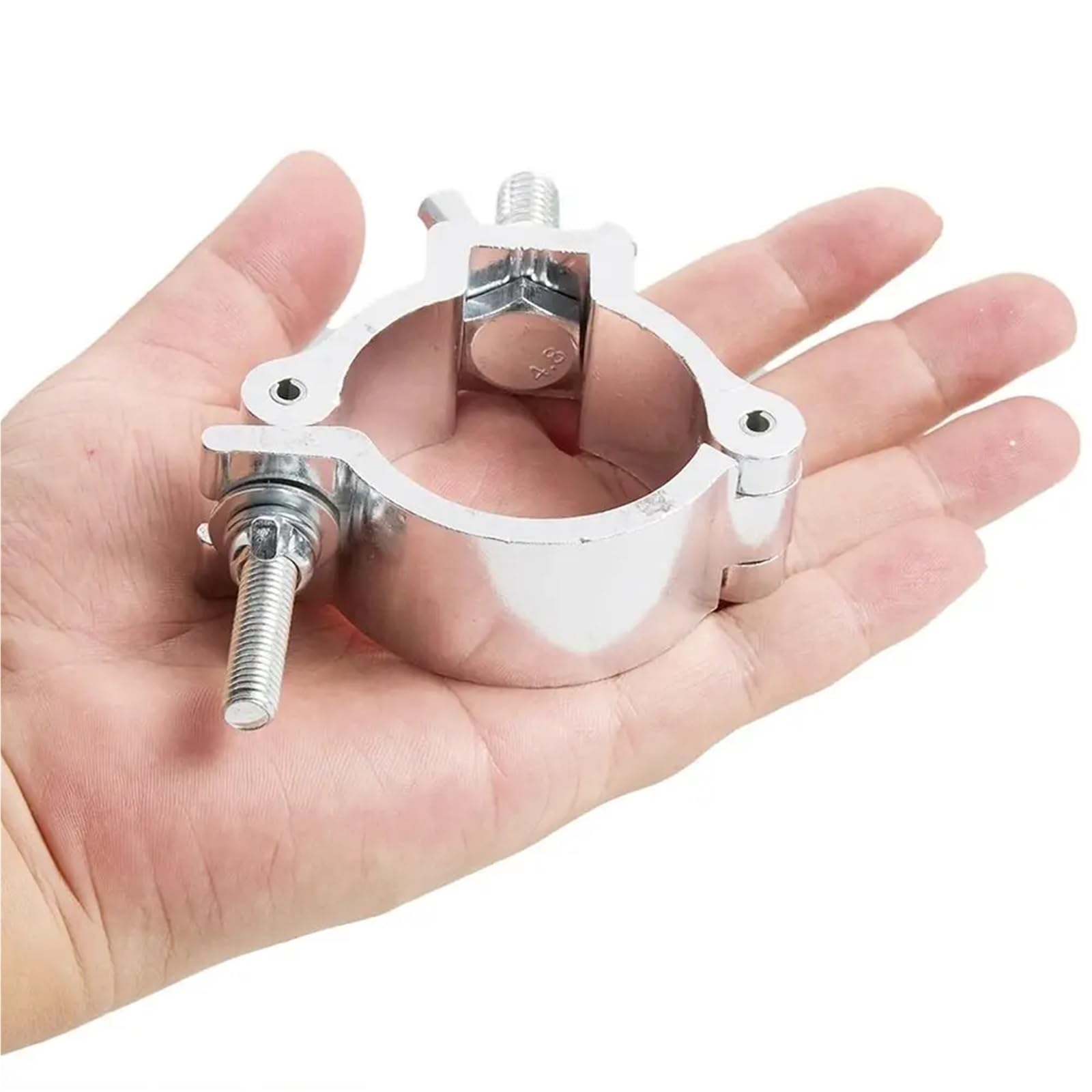 2 szt. Światło sceniczne ze stopu aluminium Zacisk kratownicowy Szybkozłączka Uchwyt zaciskowy 18-52 mm Haczyki do zawieszania lamp(18-21mmx2mm)